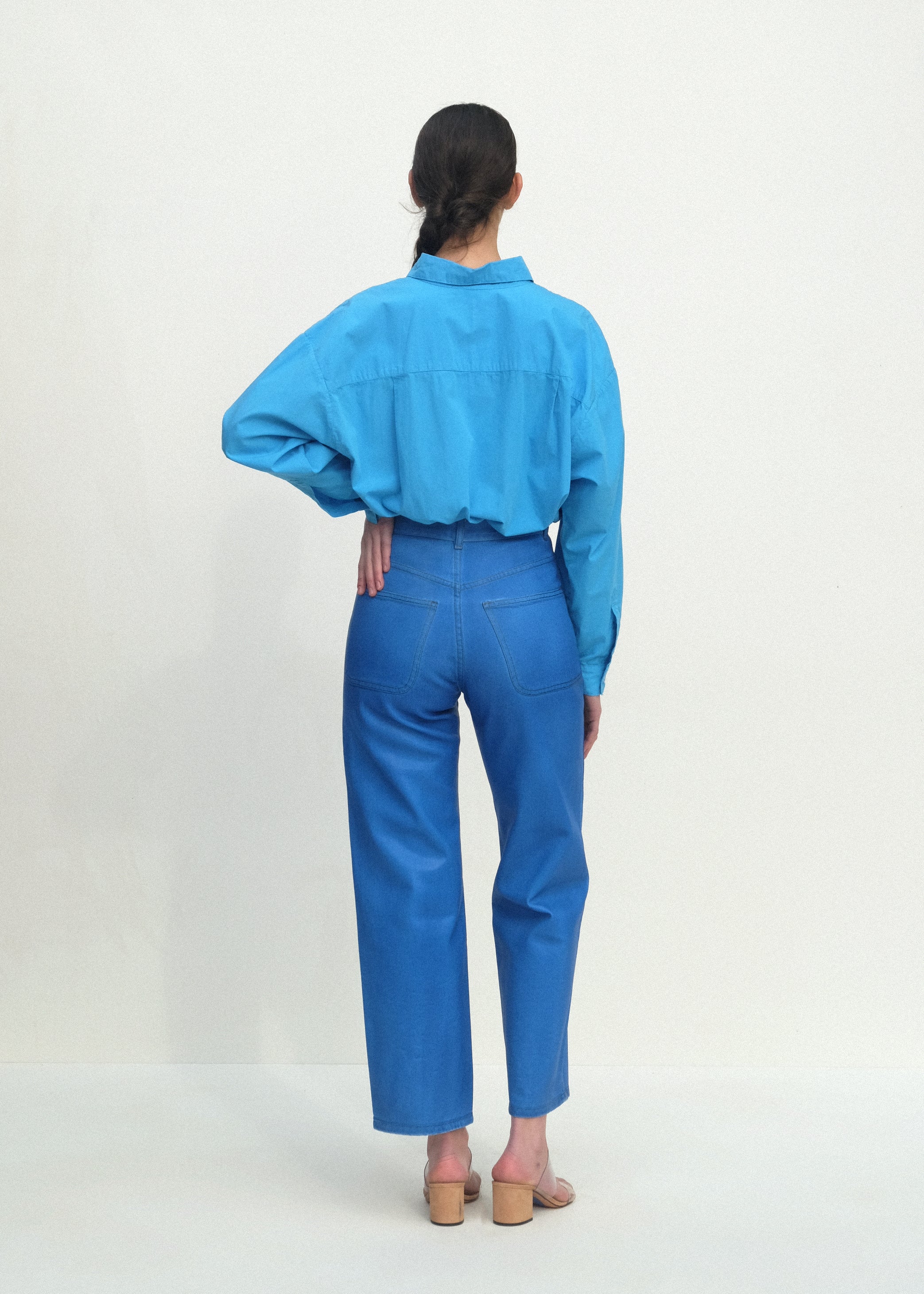 Alberta Shirt in Pool Blue - Image 3