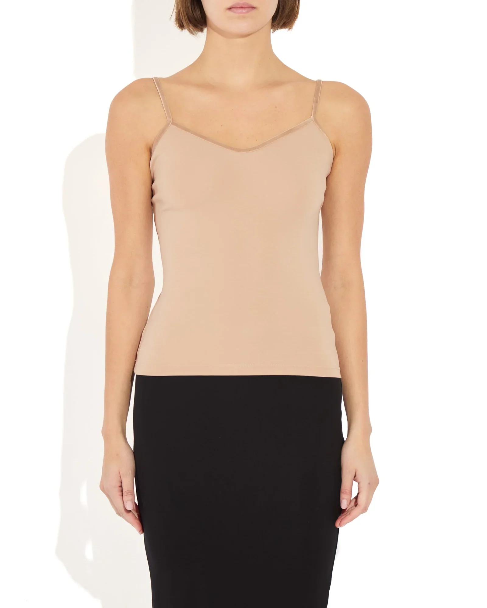 Allie Tank in Beige - Image 2