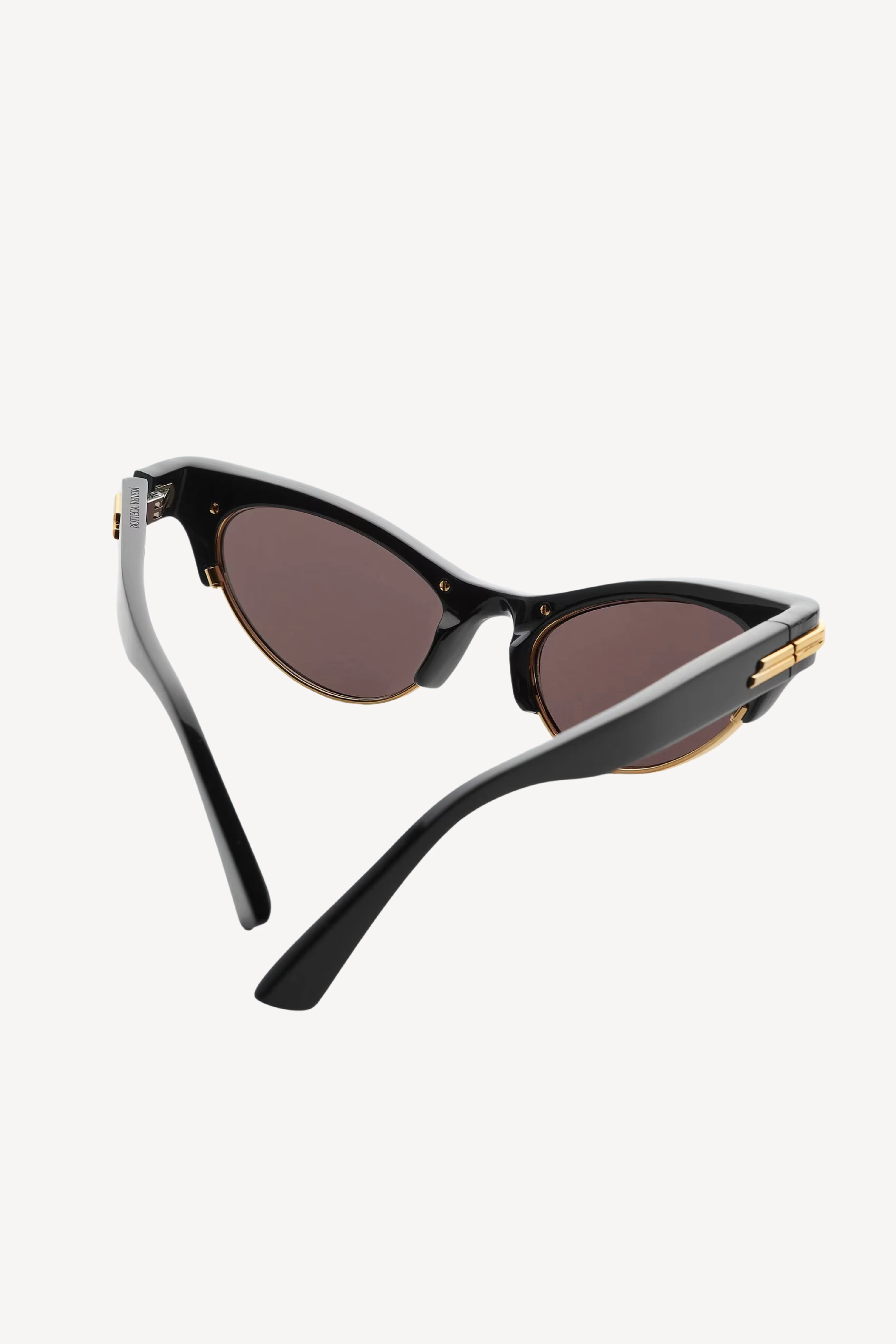 Angle Cat Eye Sunglasses in Black - Image 4