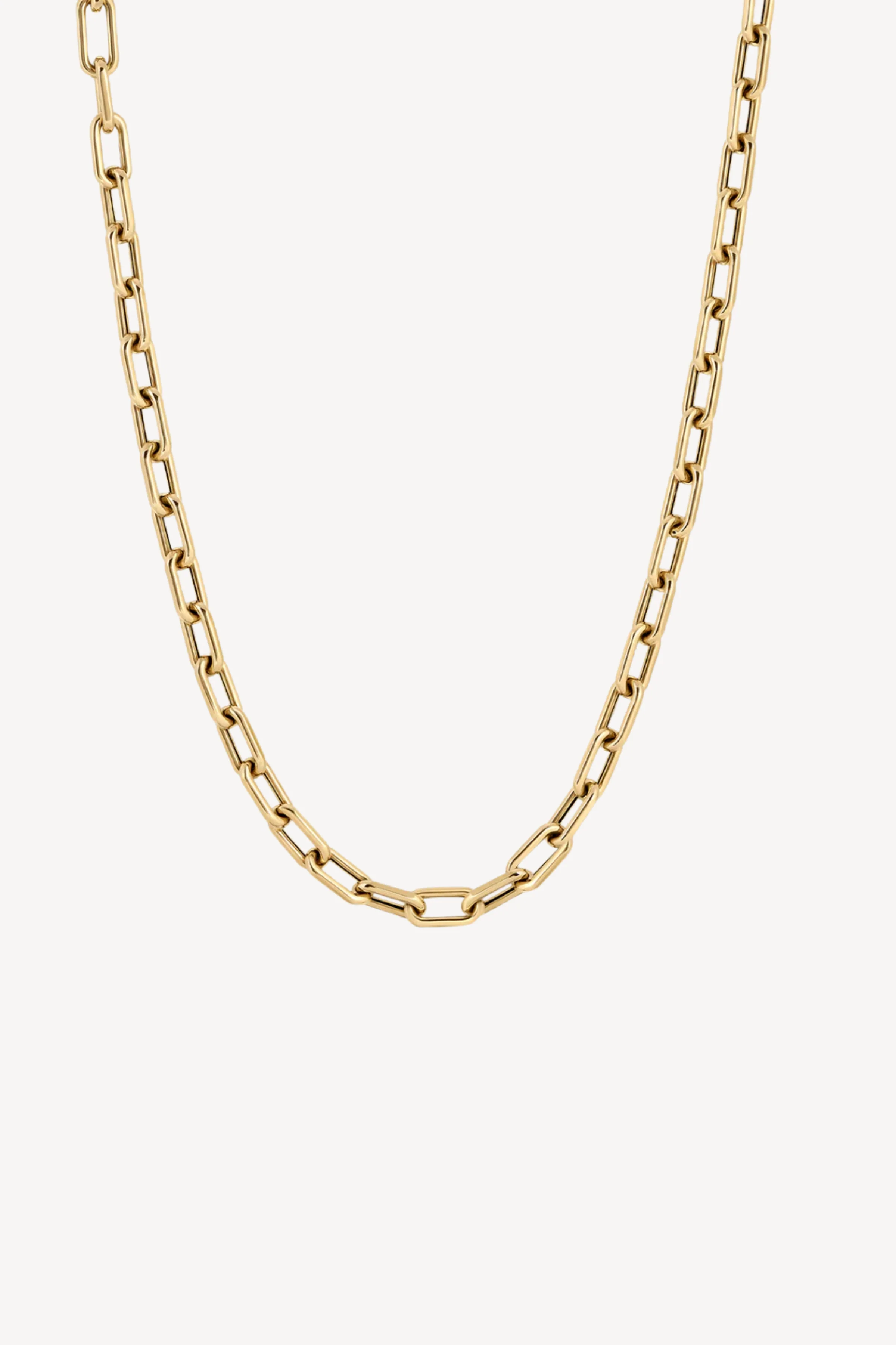 5.3mm Italian Chain Link Necklace - 16" - Image 2