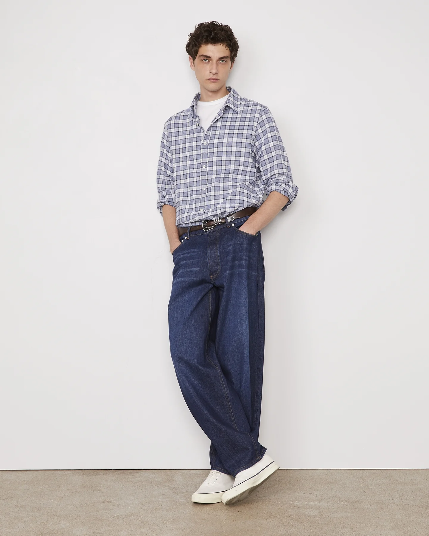 Arsene Waffled Cotton Check Shirt - Image 2