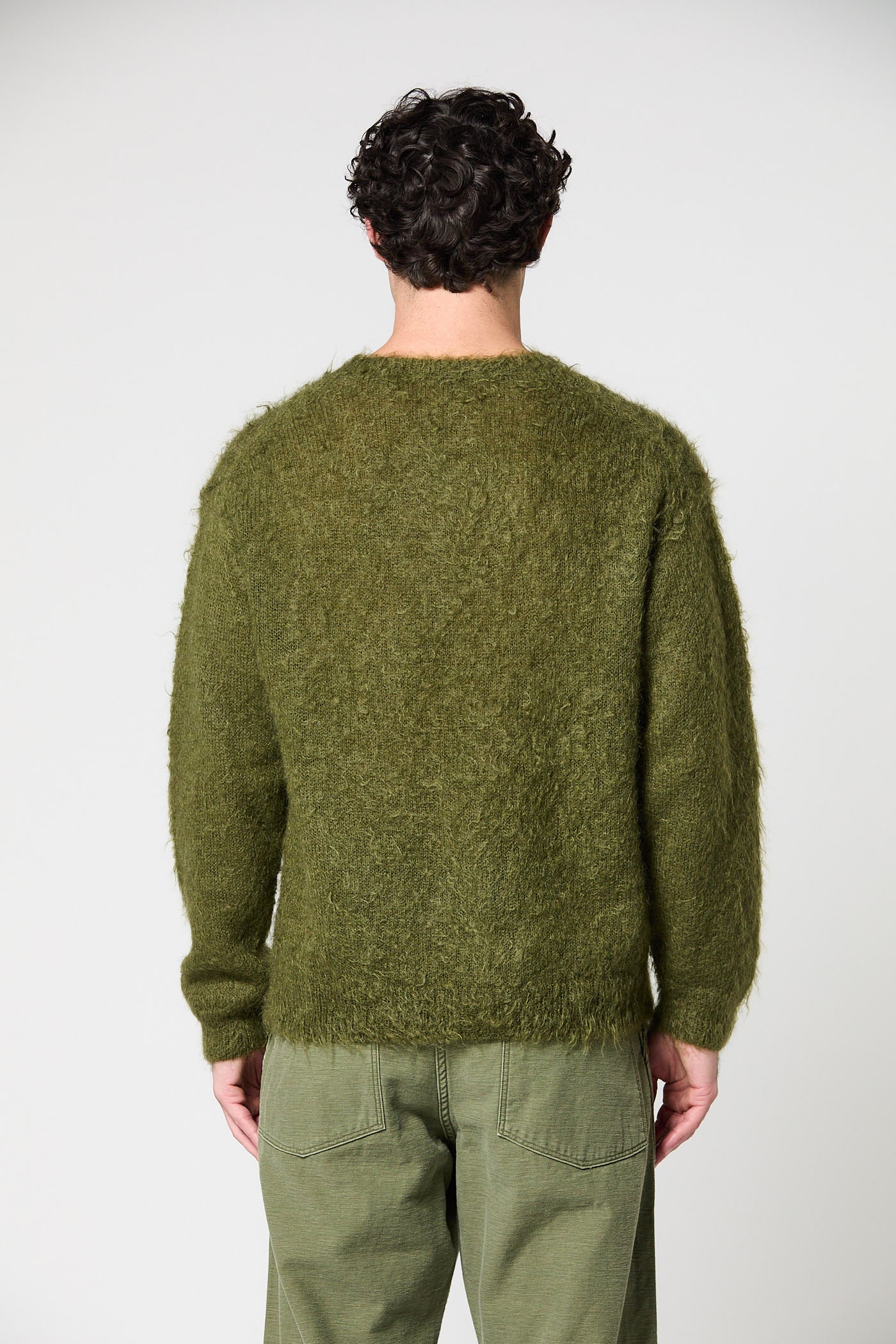 Brushed Mohair Knit Pullover - Image 8