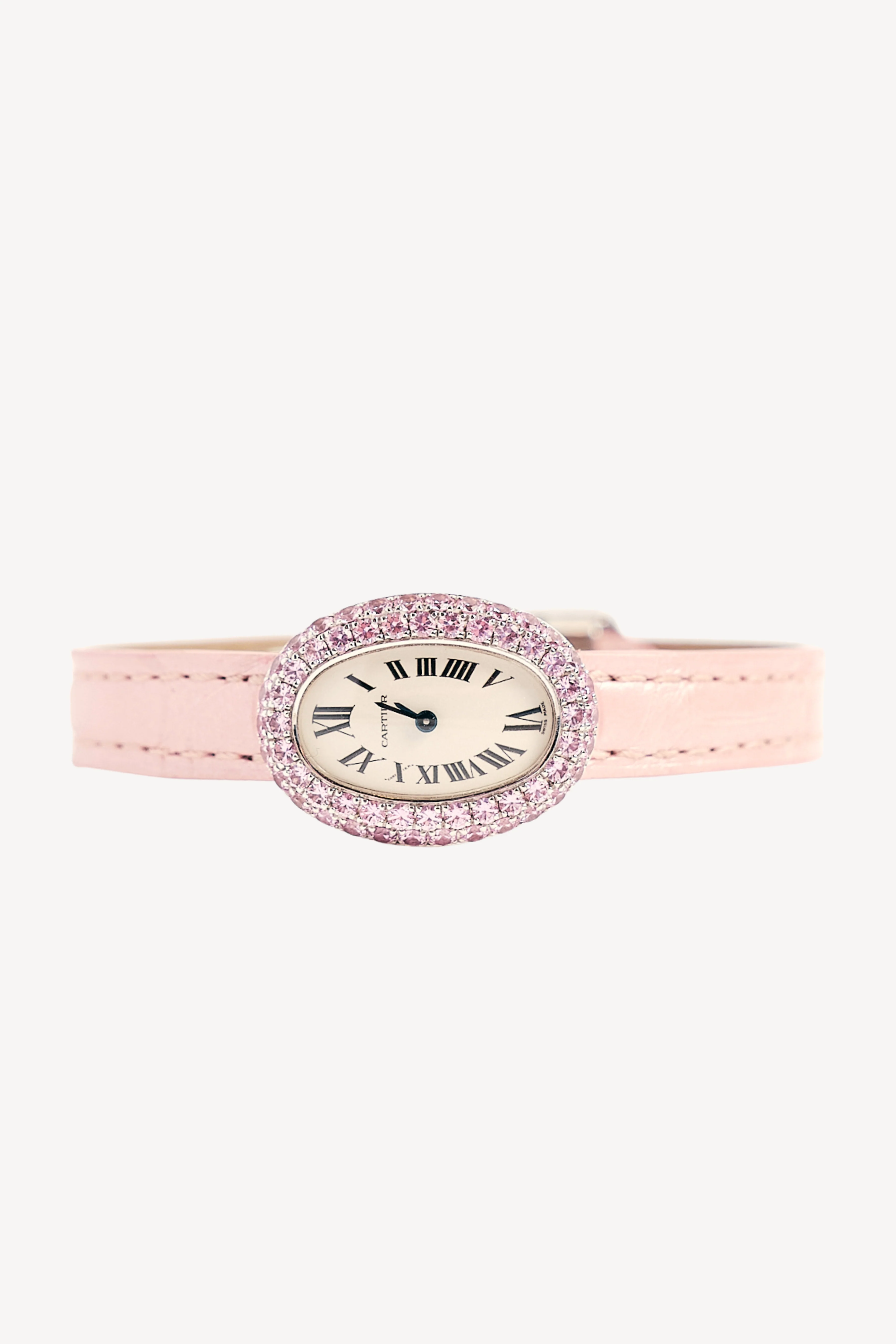 Cartier Baignoire Pink Sapphire Watch, 2000s - Image 2