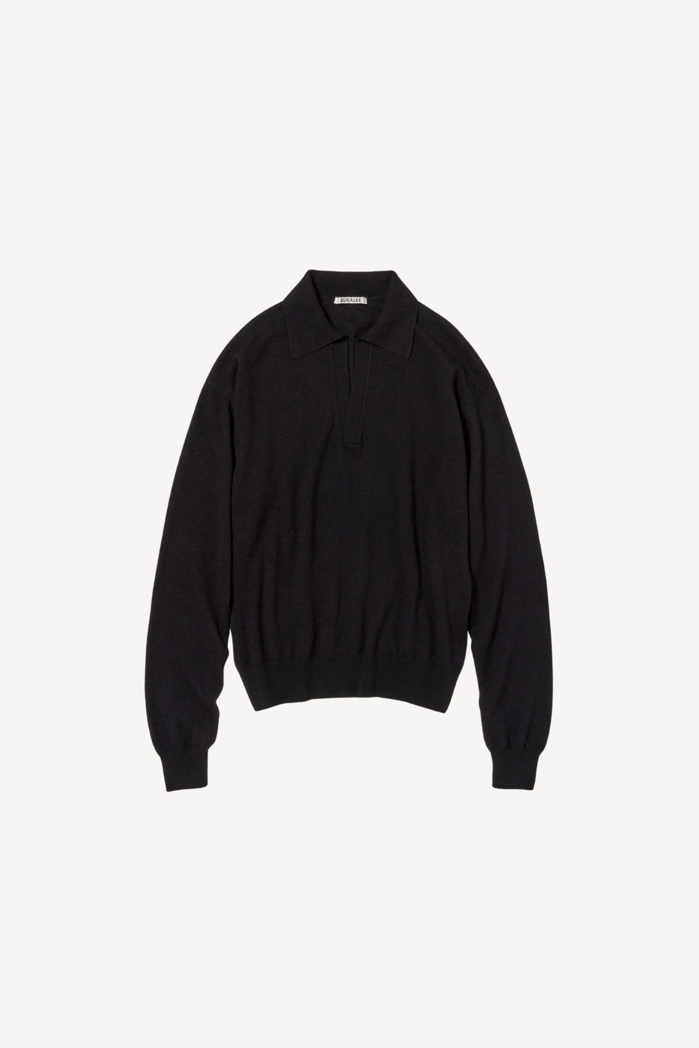 Cashmere Silk Knit L/S Polo