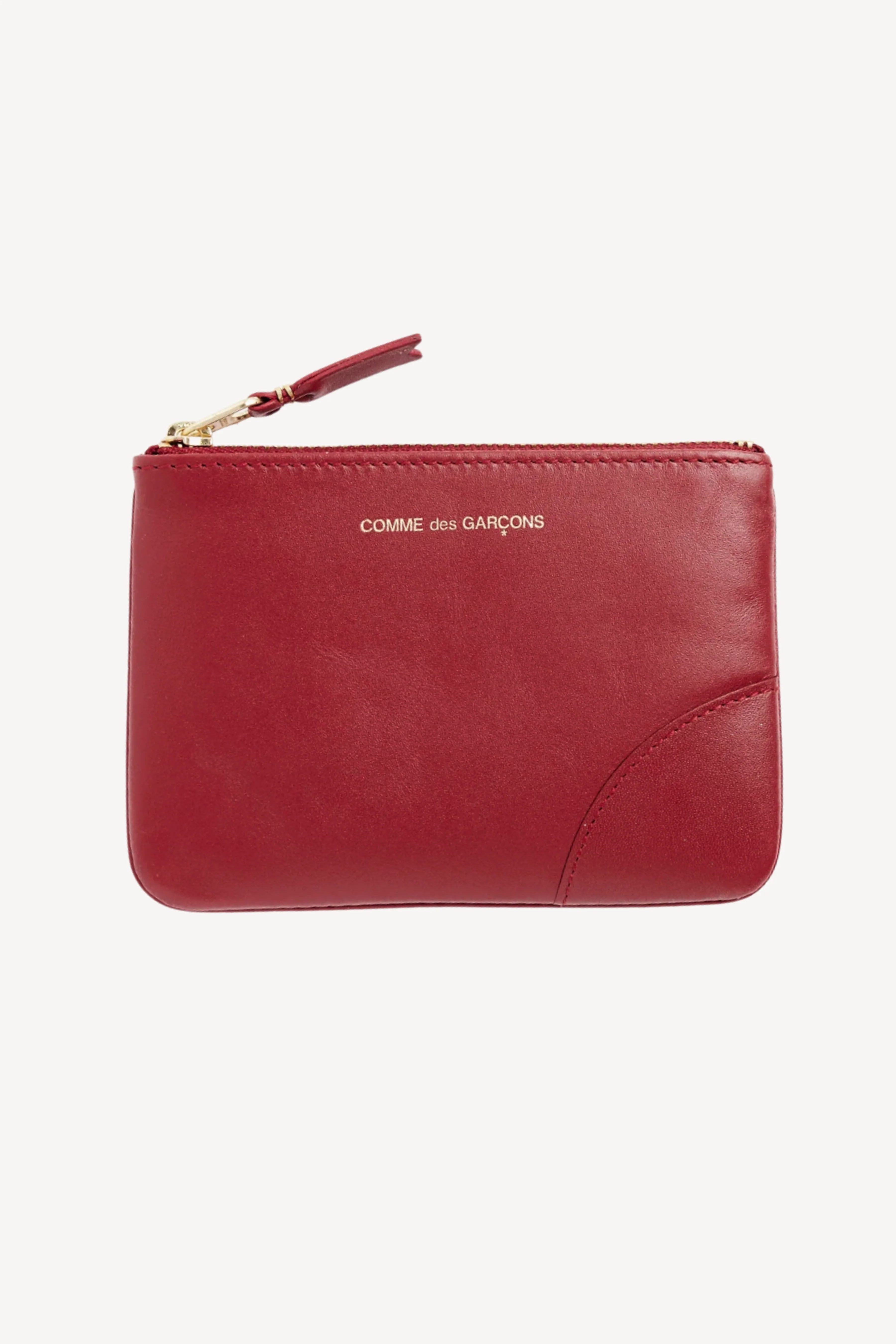 Classic Leather Wallet in Red