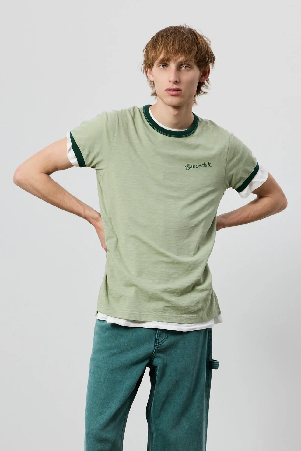 Contrast Rib Tee - Image 4