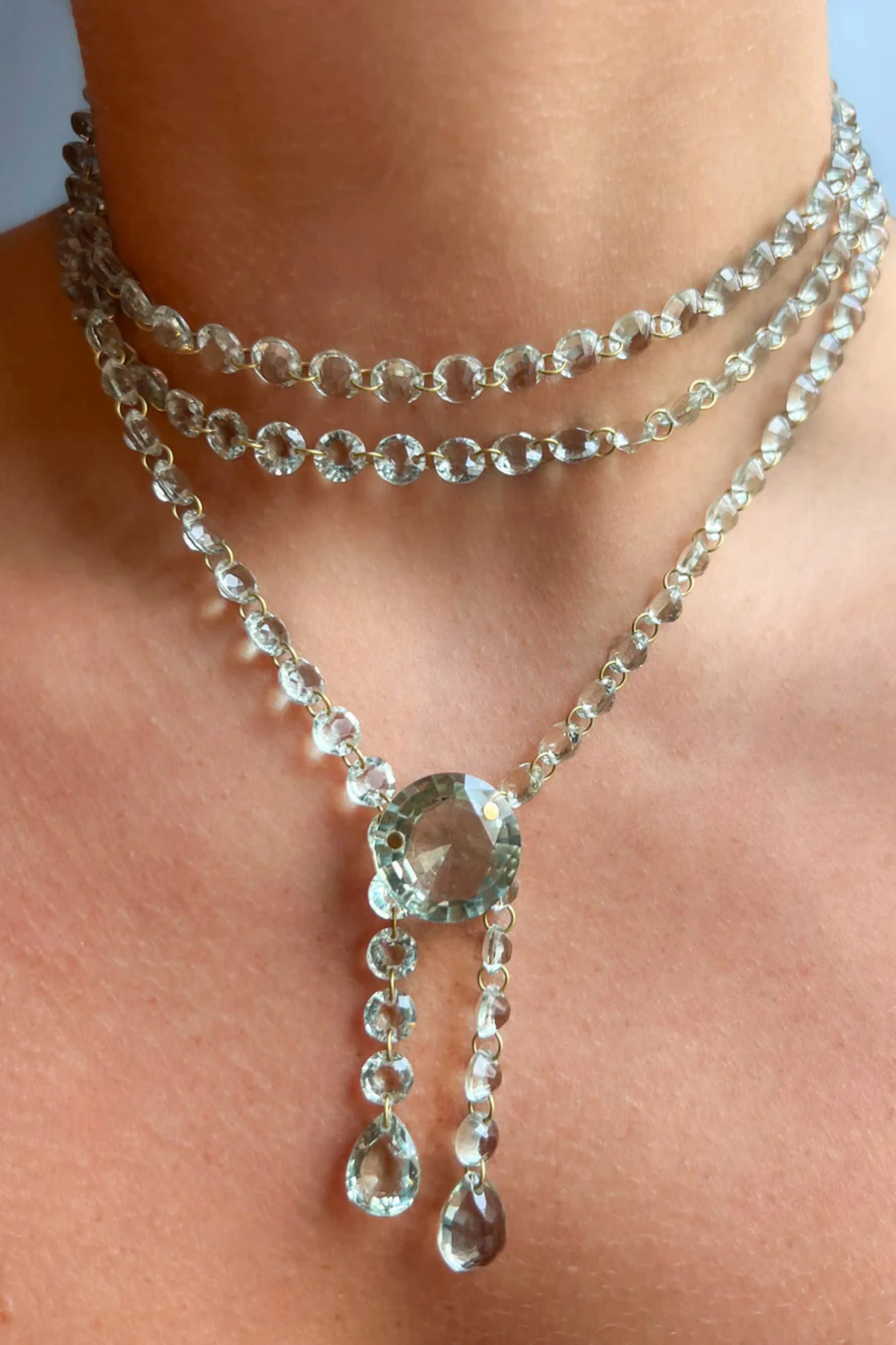 Cowboy Tie Necklace in 20k Gold - Image 2