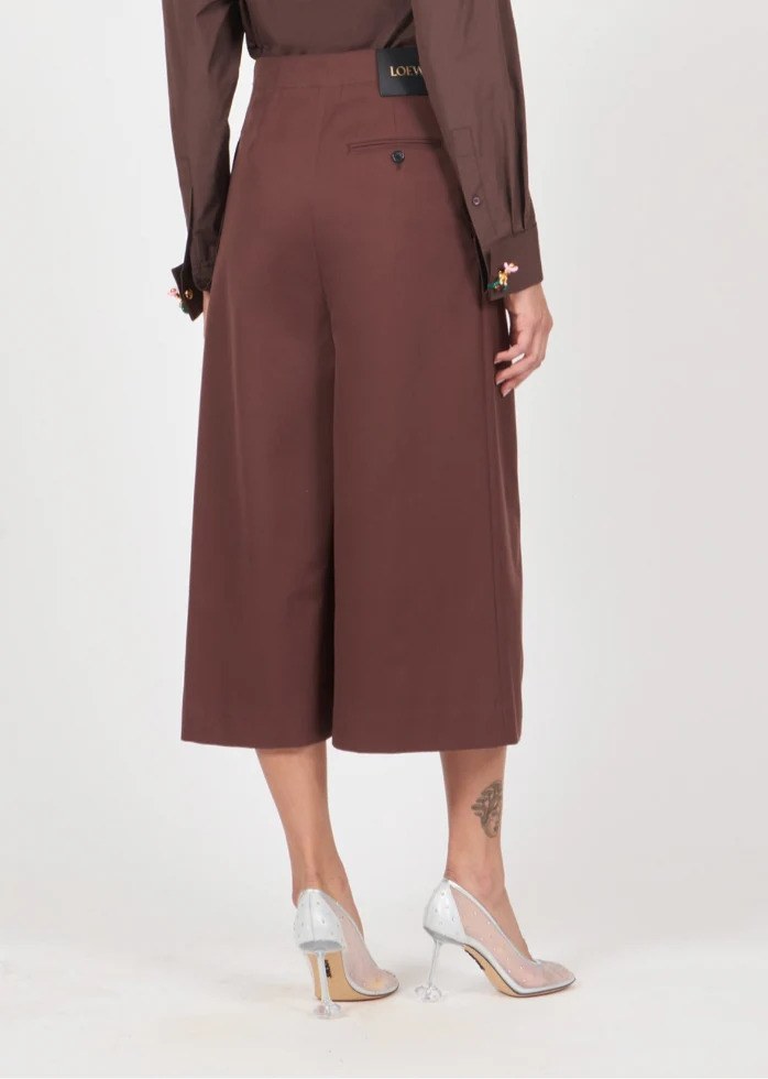Cropped Belted Trousers - Image 3