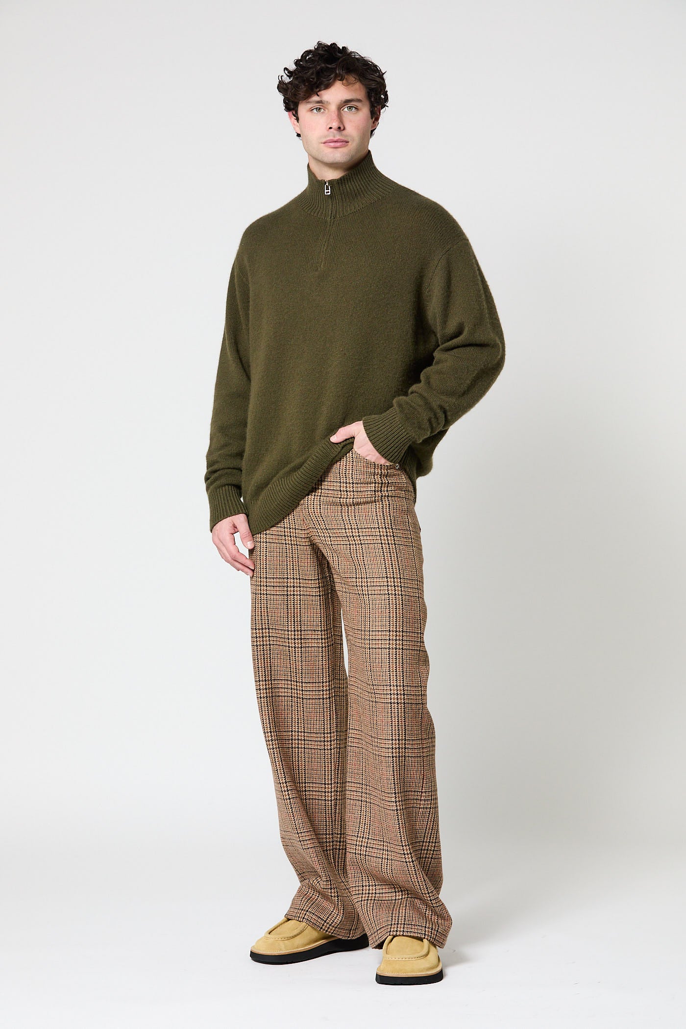 Relaxed Half Zip