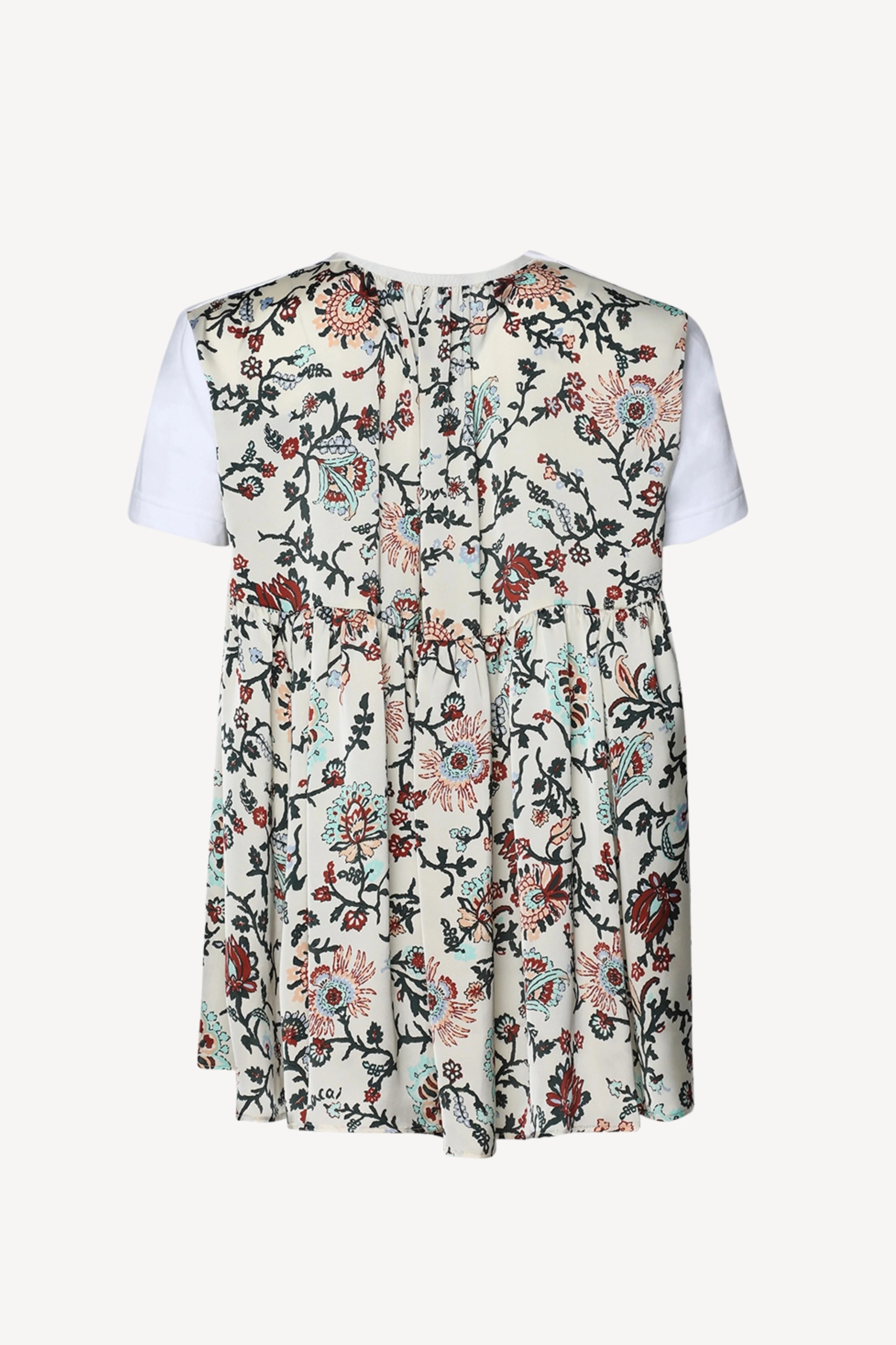 Floral Print X Cotton Jersey T-Shirt - Image 2