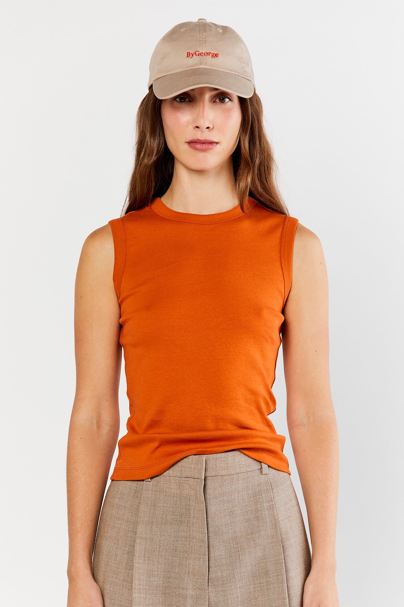 Esme Tank in Burnt Orange - Image 3