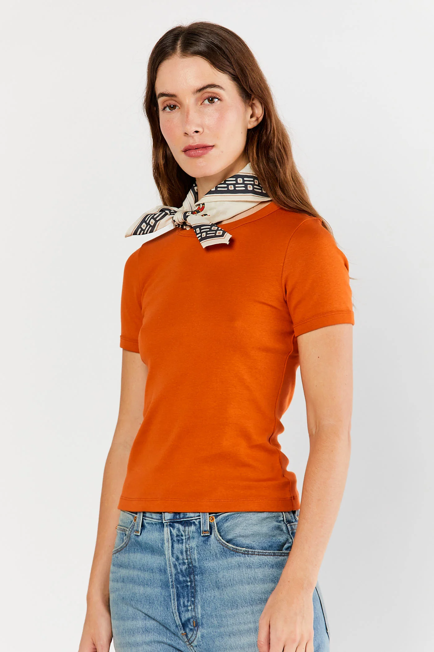 Car Tee in Burnt Orange - Image 4