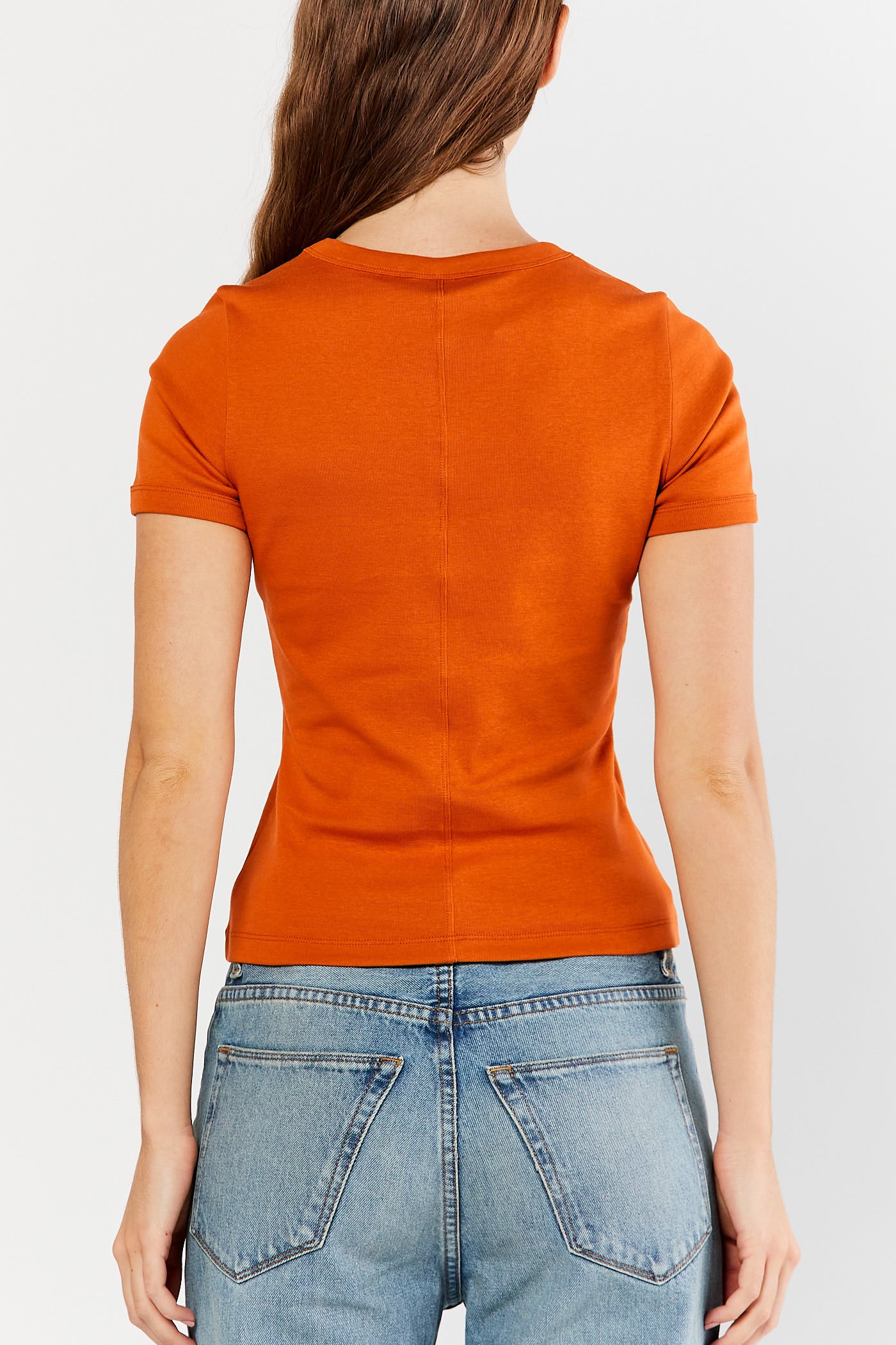 Car Tee in Burnt Orange - Image 5