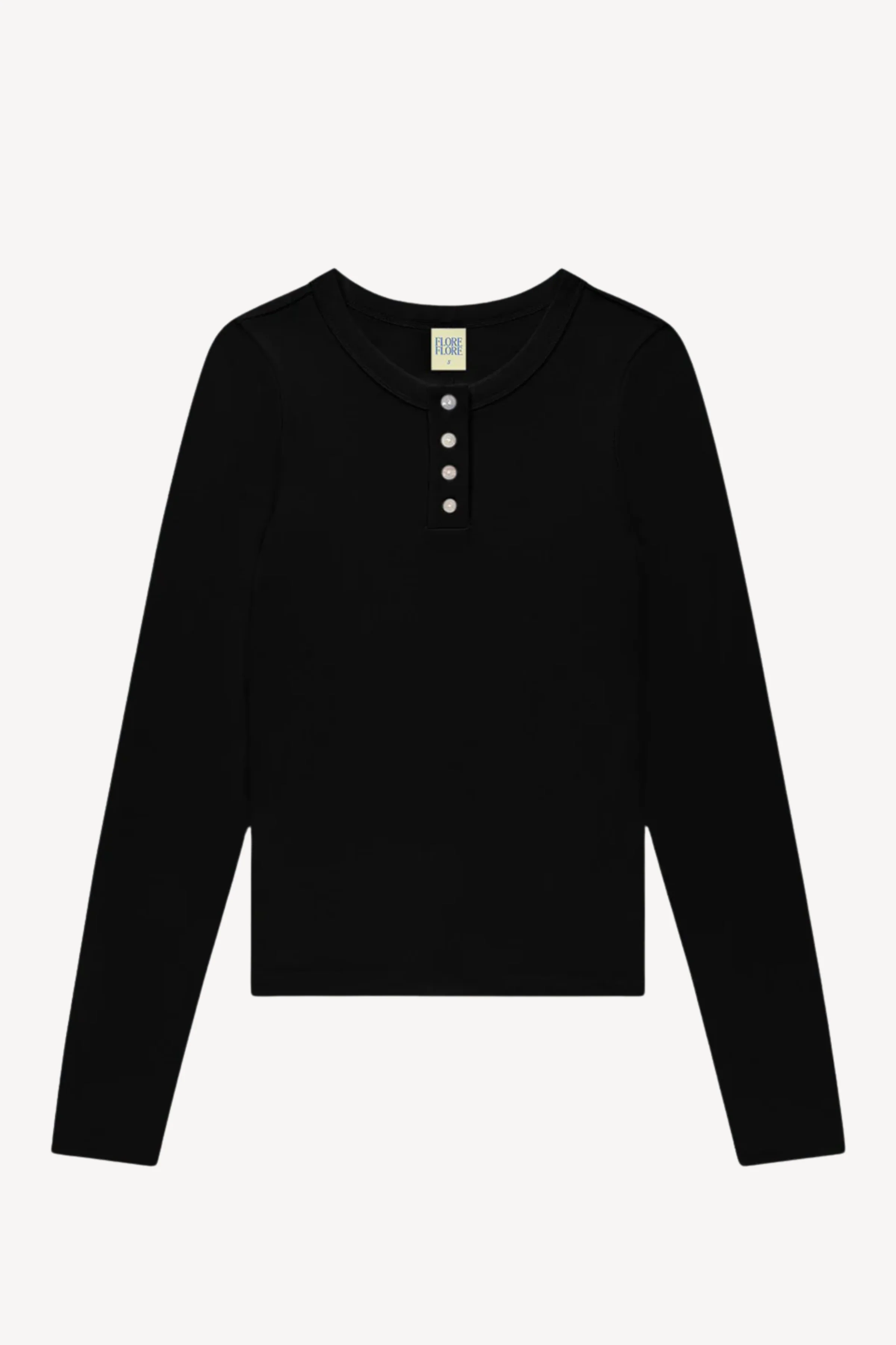 Jess Longsleeve Top in Black