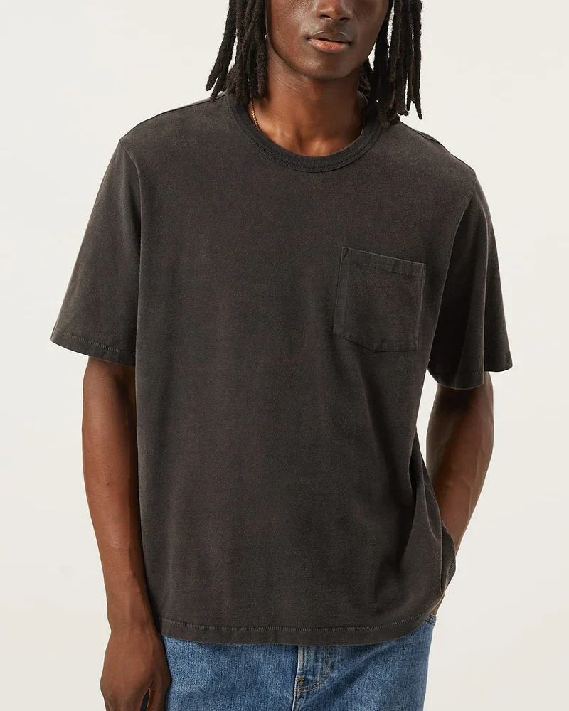 Garment Dye Tee in Black - Image 2
