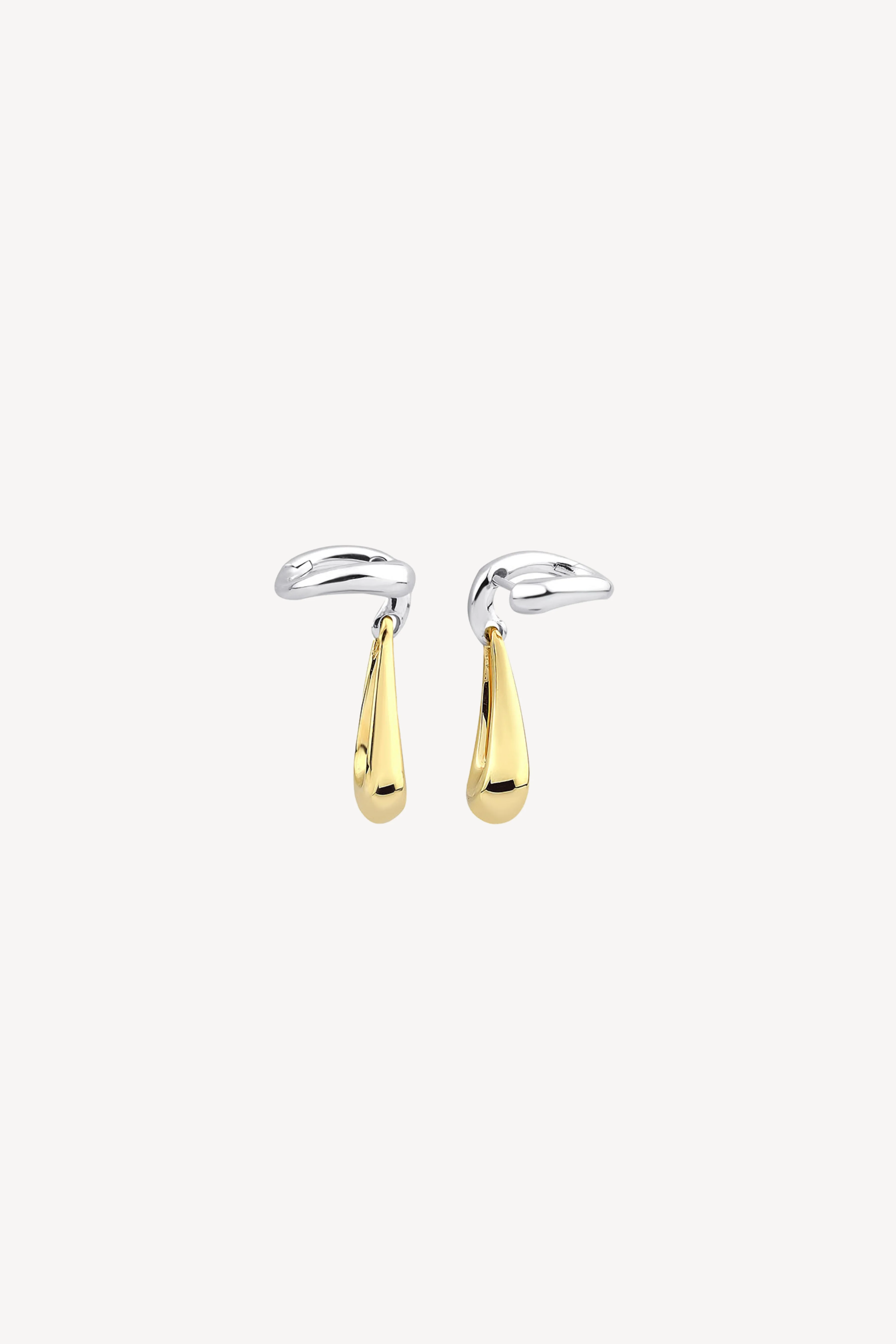 18K Gold + Silver Moment Earrings