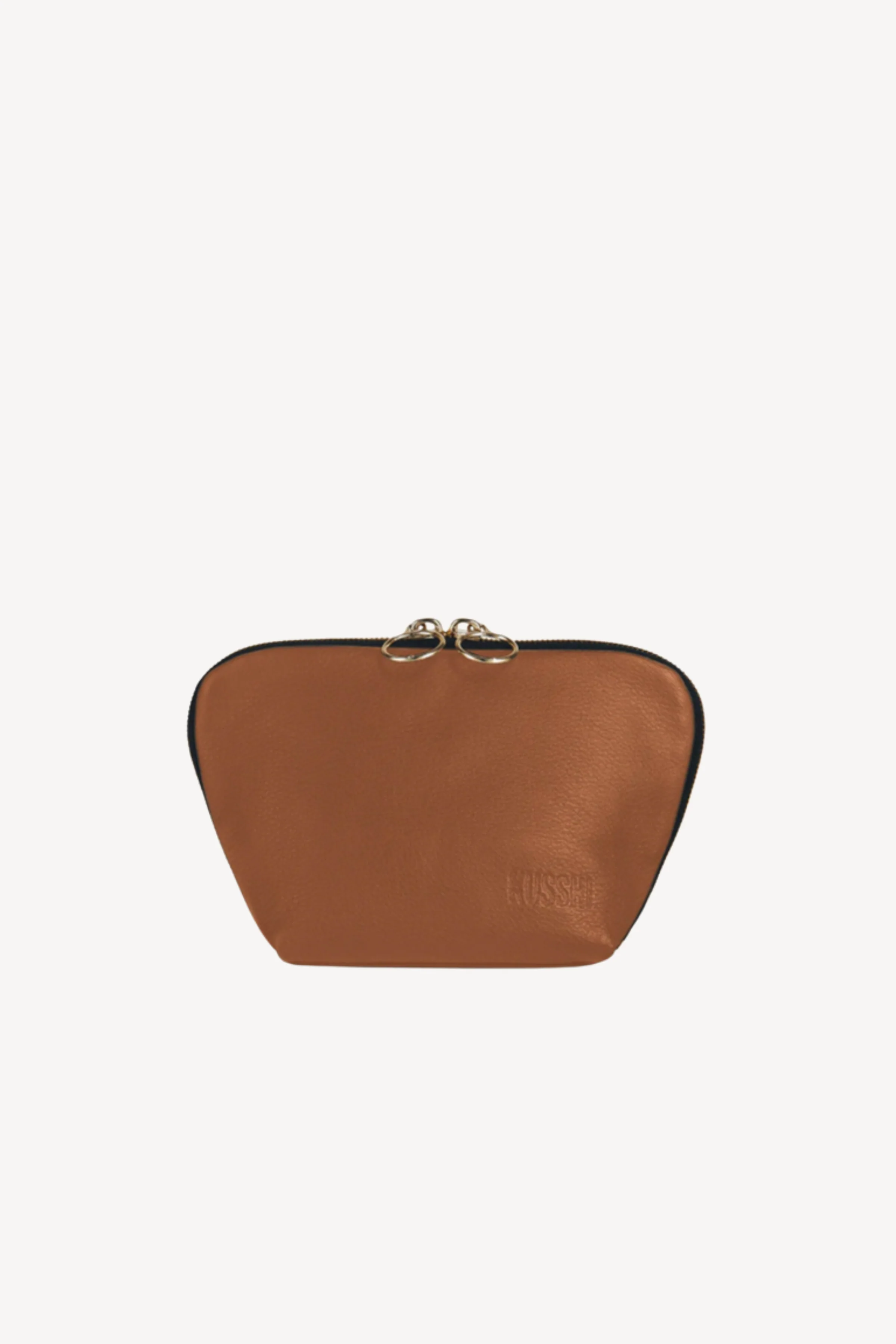 Camel & Red Everyday Makeup Bag