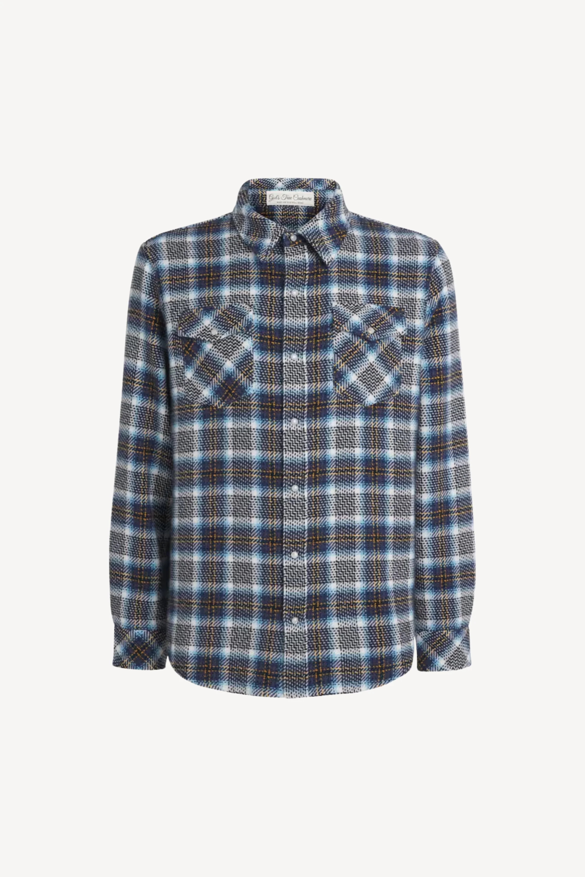 Lightning Storm Tartan Cashmere Shirt