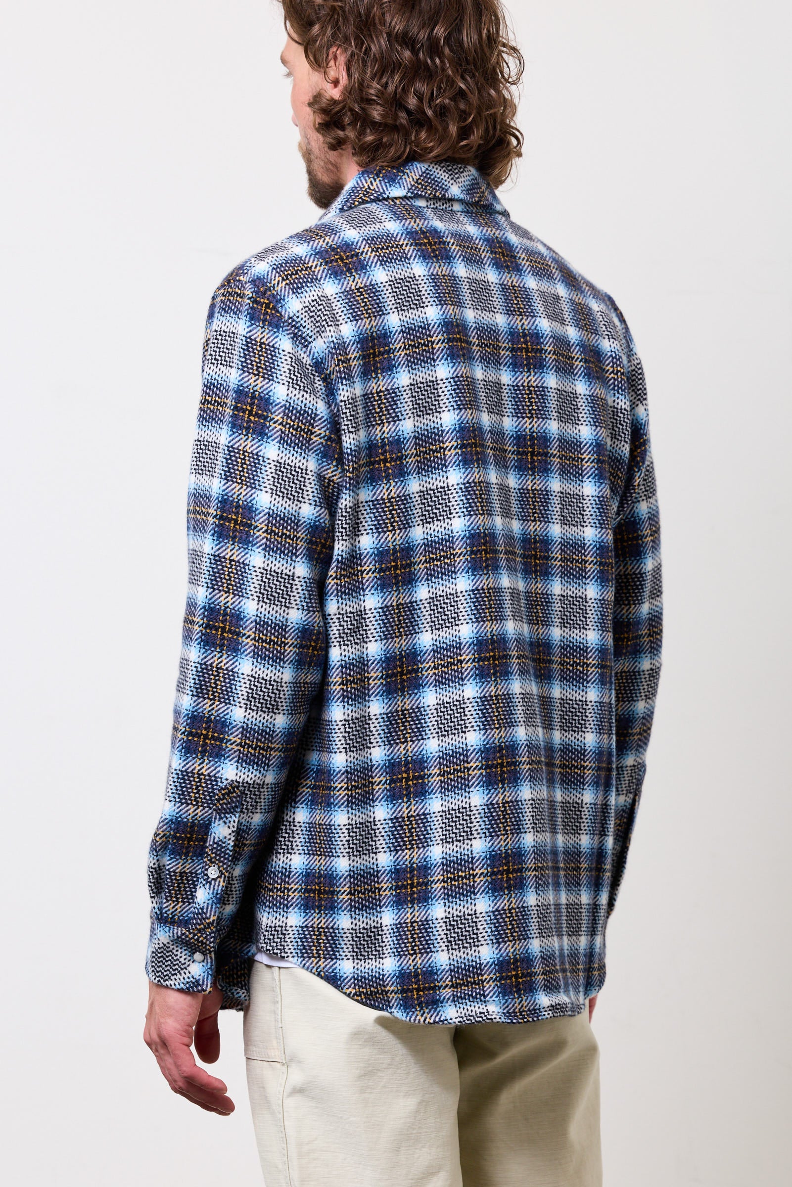 Lightning Storm Tartan Cashmere Shirt - Image 5