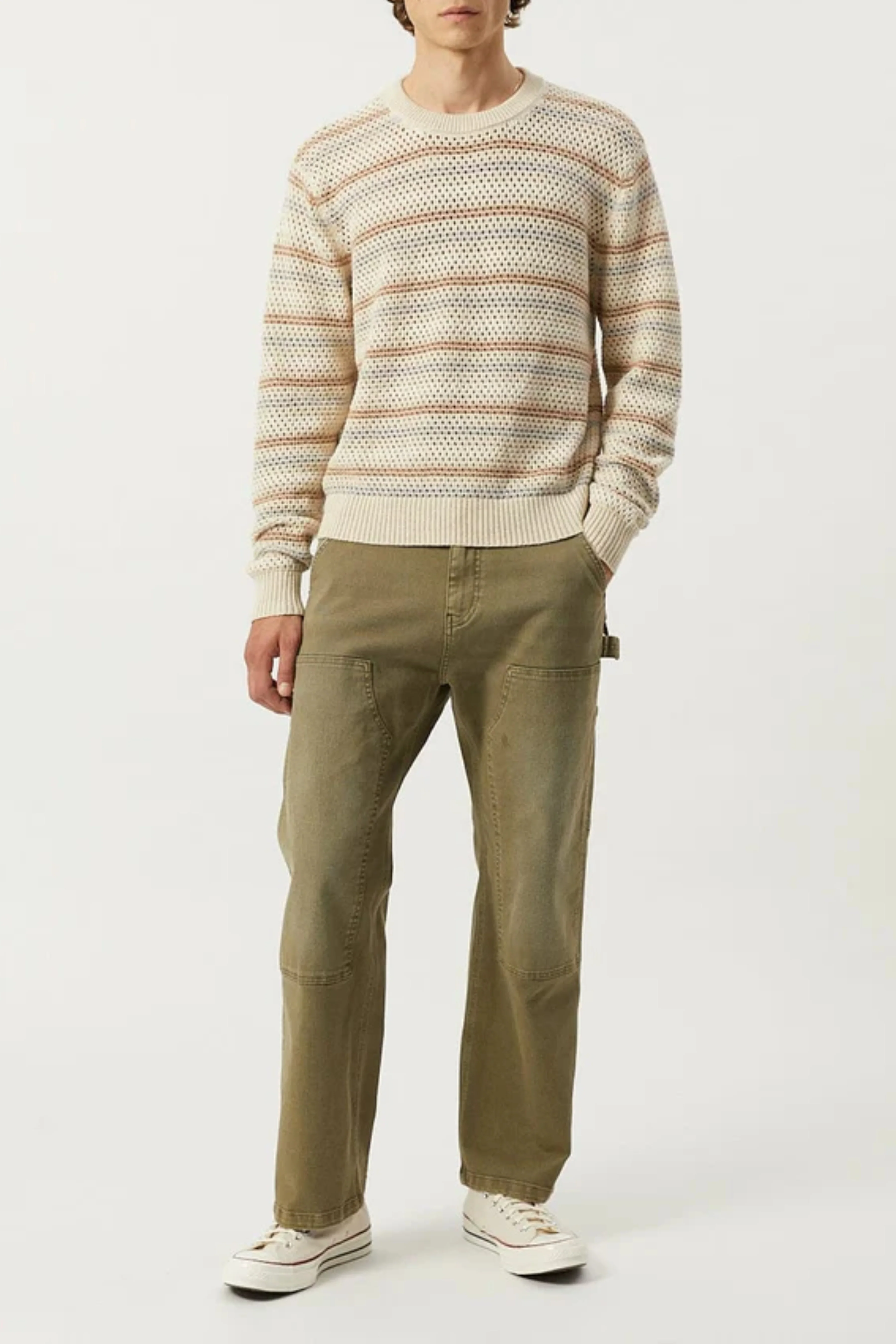Linen Stripe Crew - Image 3