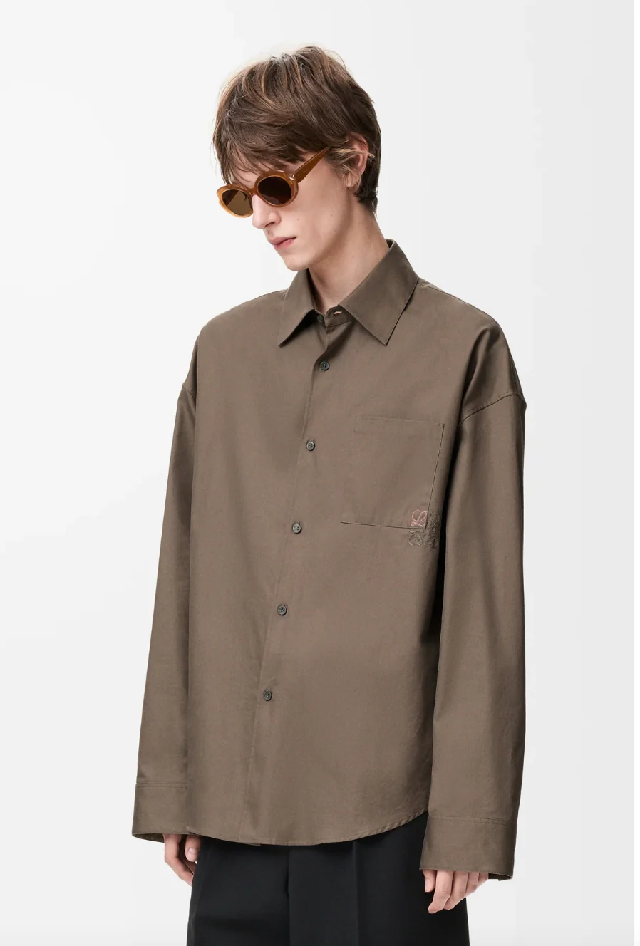 Long Sleeve Shirt in Cotton - Image 6