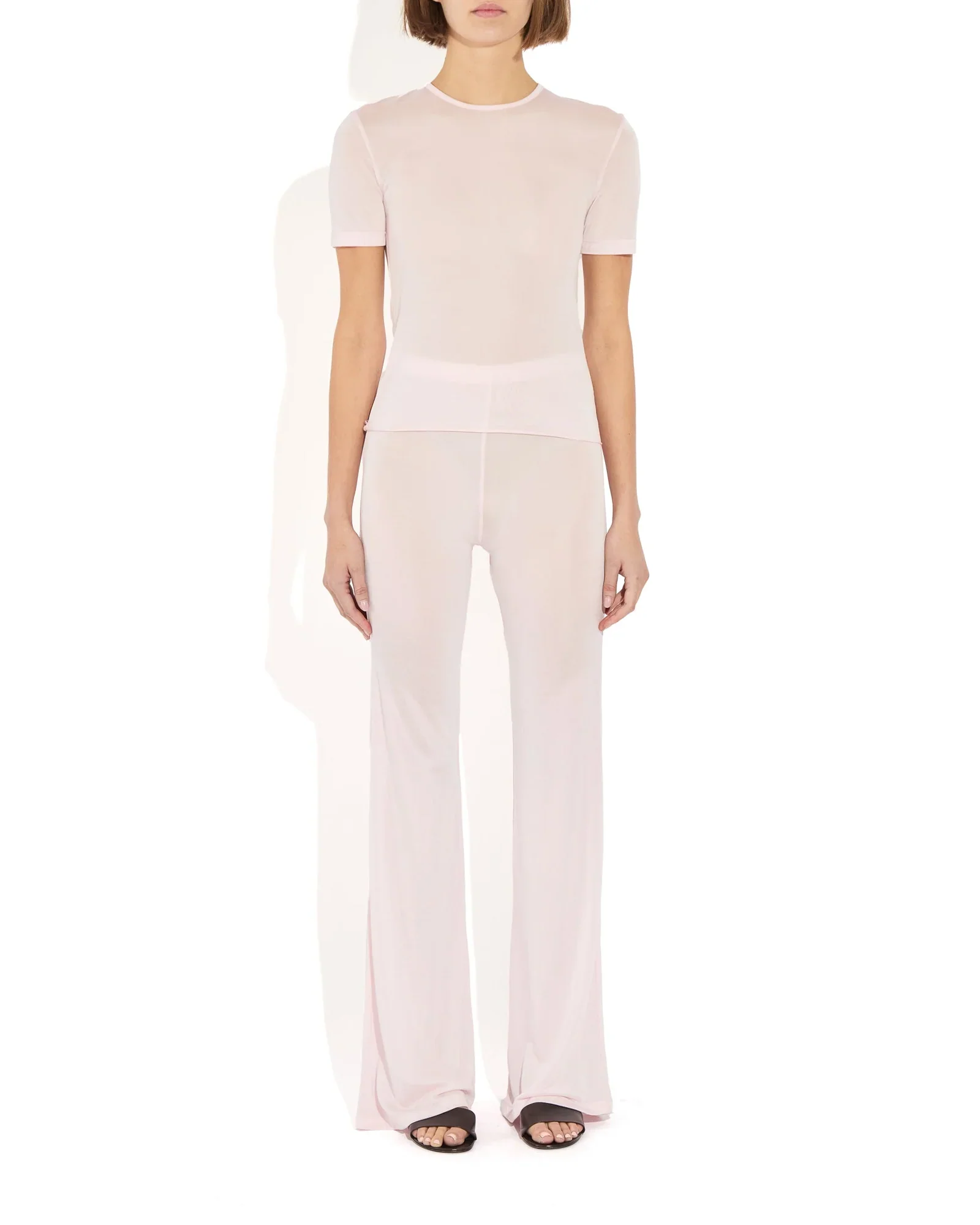 Luna Tee in Pale Pink - Image 2