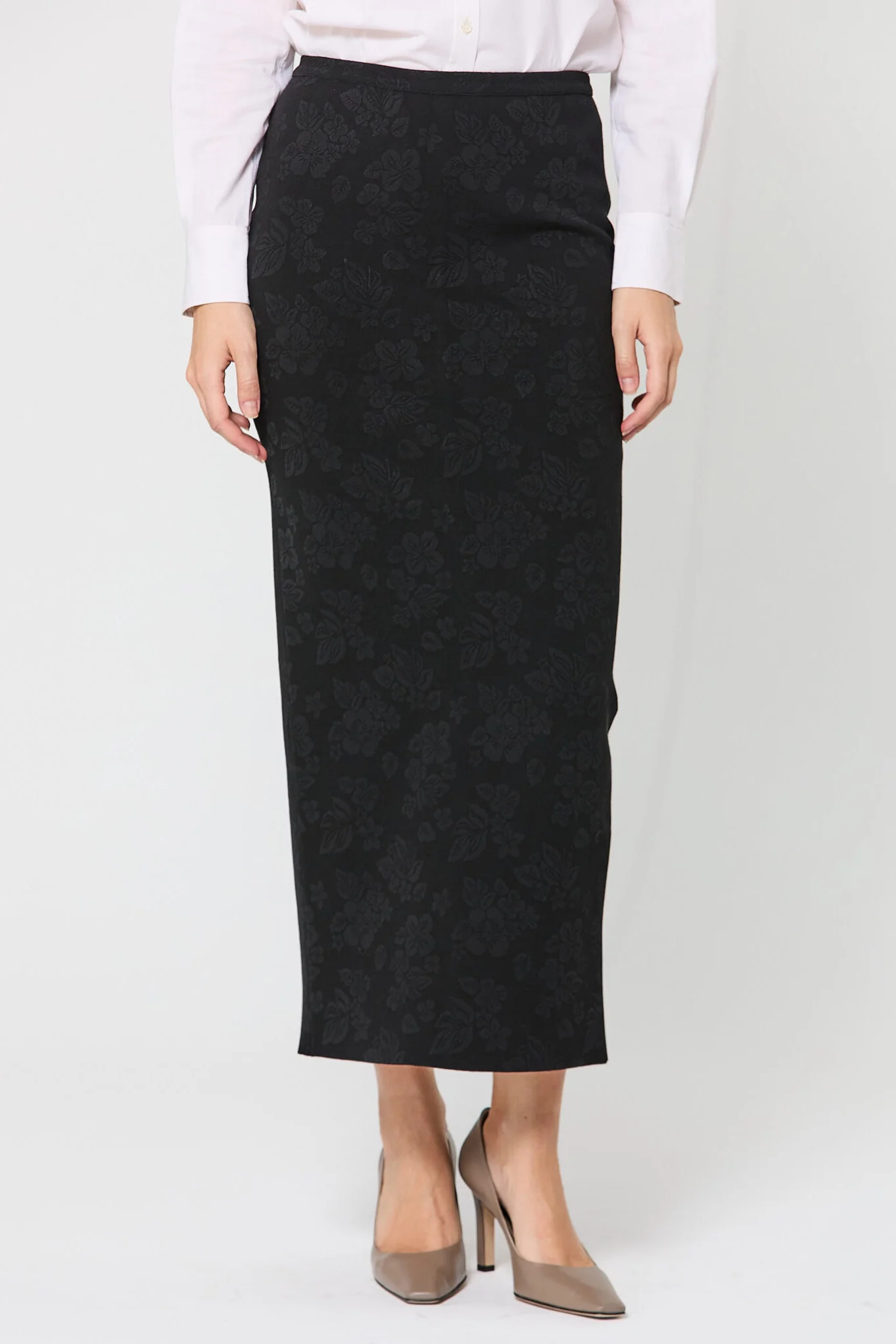 Matte Shine Floral Lawton Skirt - Image 3