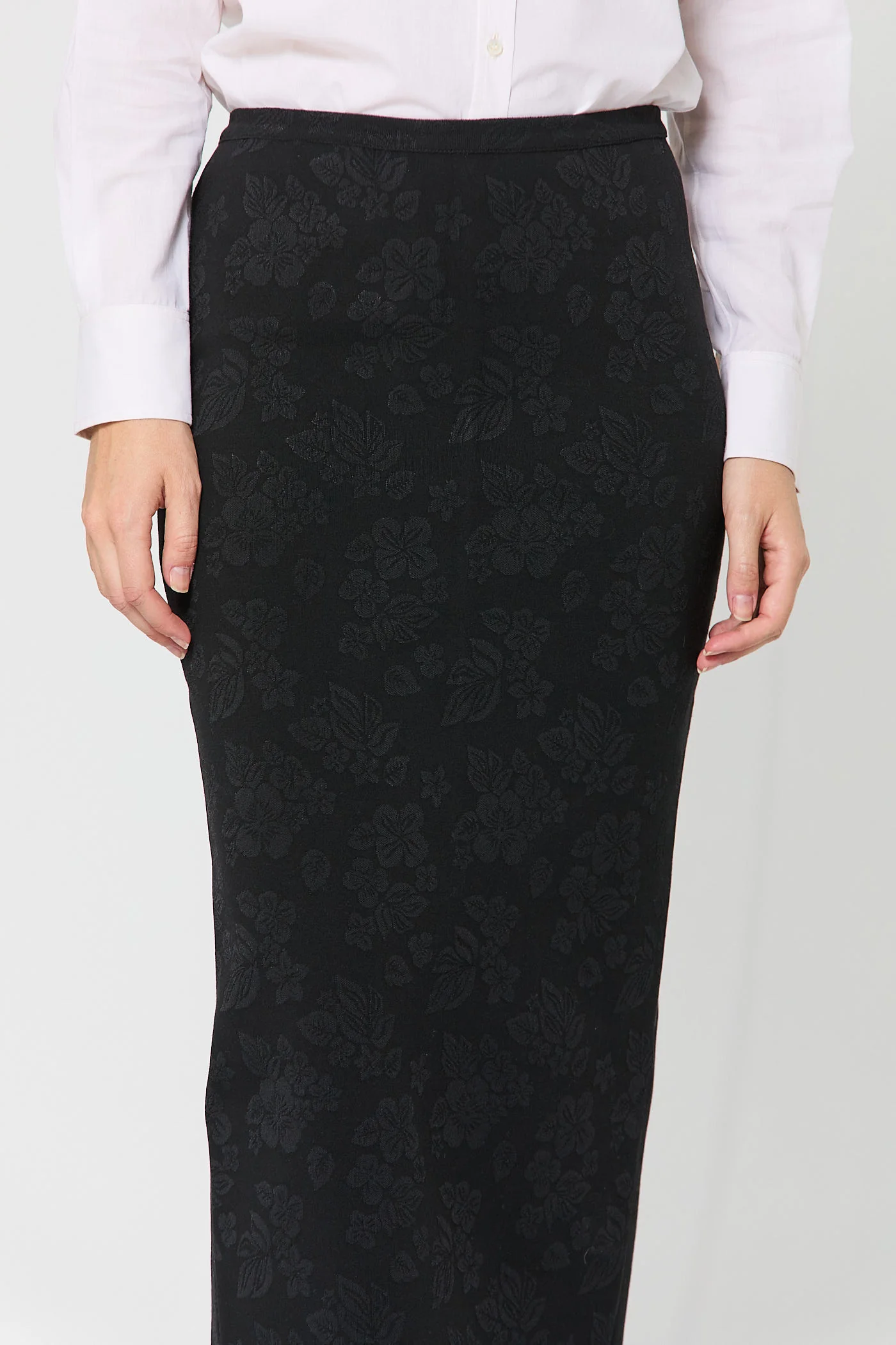 Matte Shine Floral Lawton Skirt - Image 4