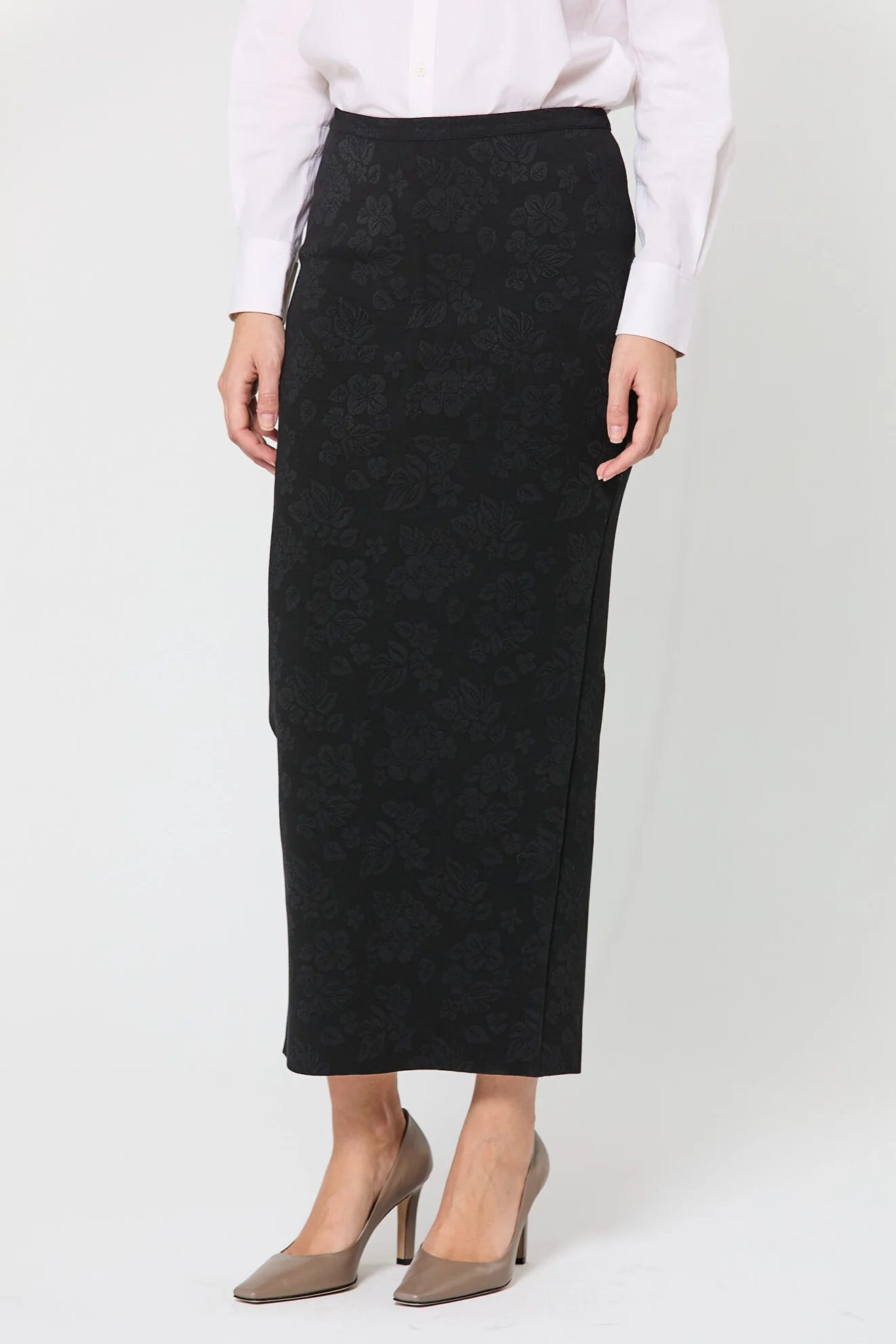 Matte Shine Floral Lawton Skirt - Image 5