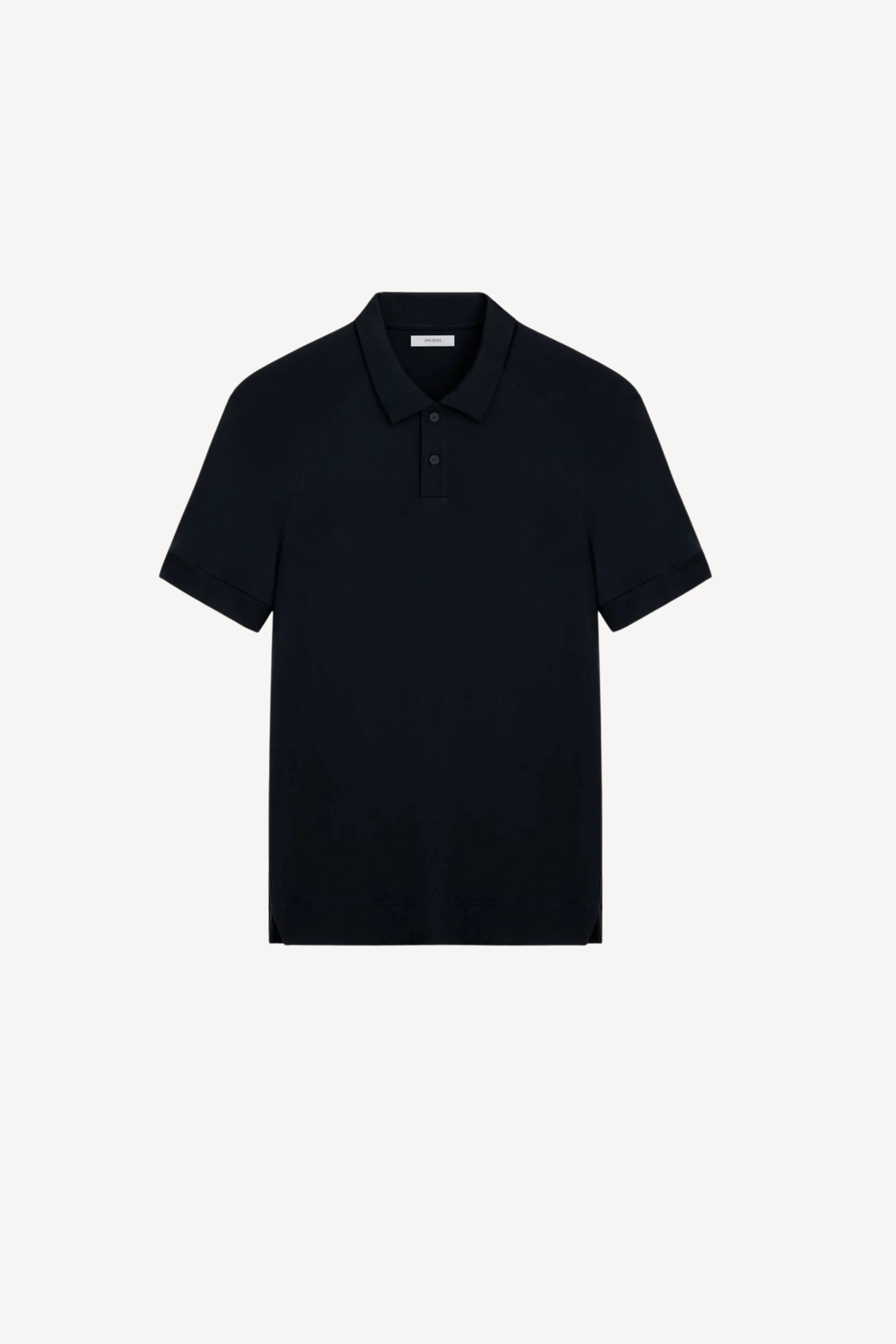 Natural Tennis Polo in Black