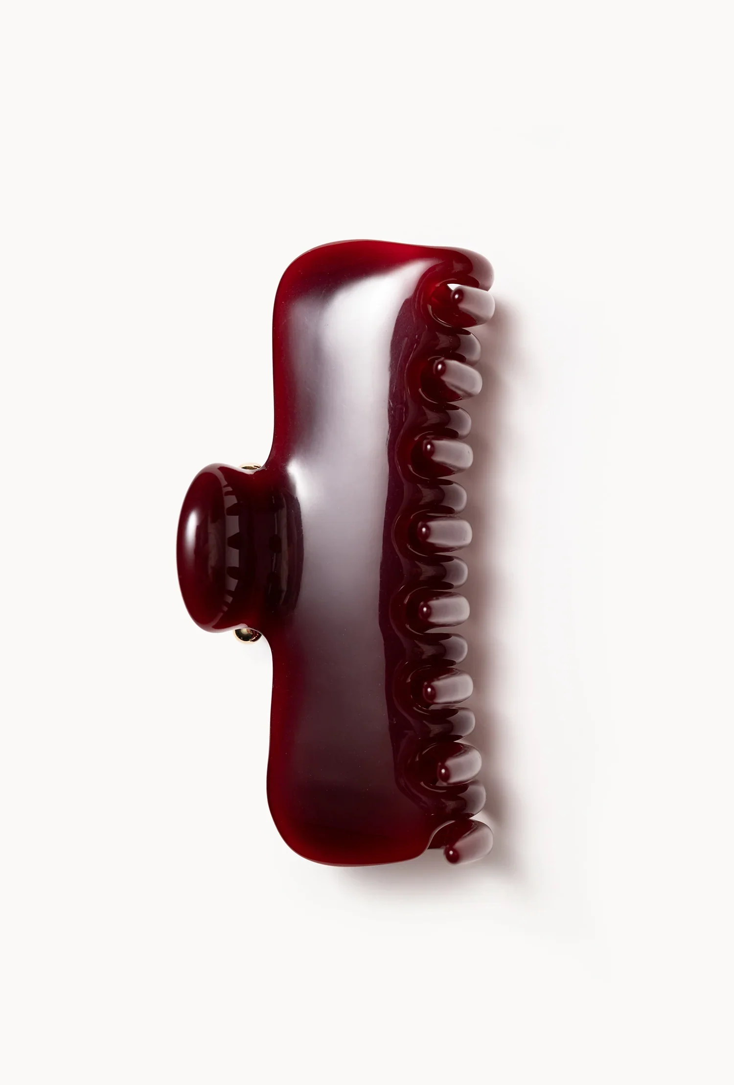 No. 4 Claw Clip in Bordeaux