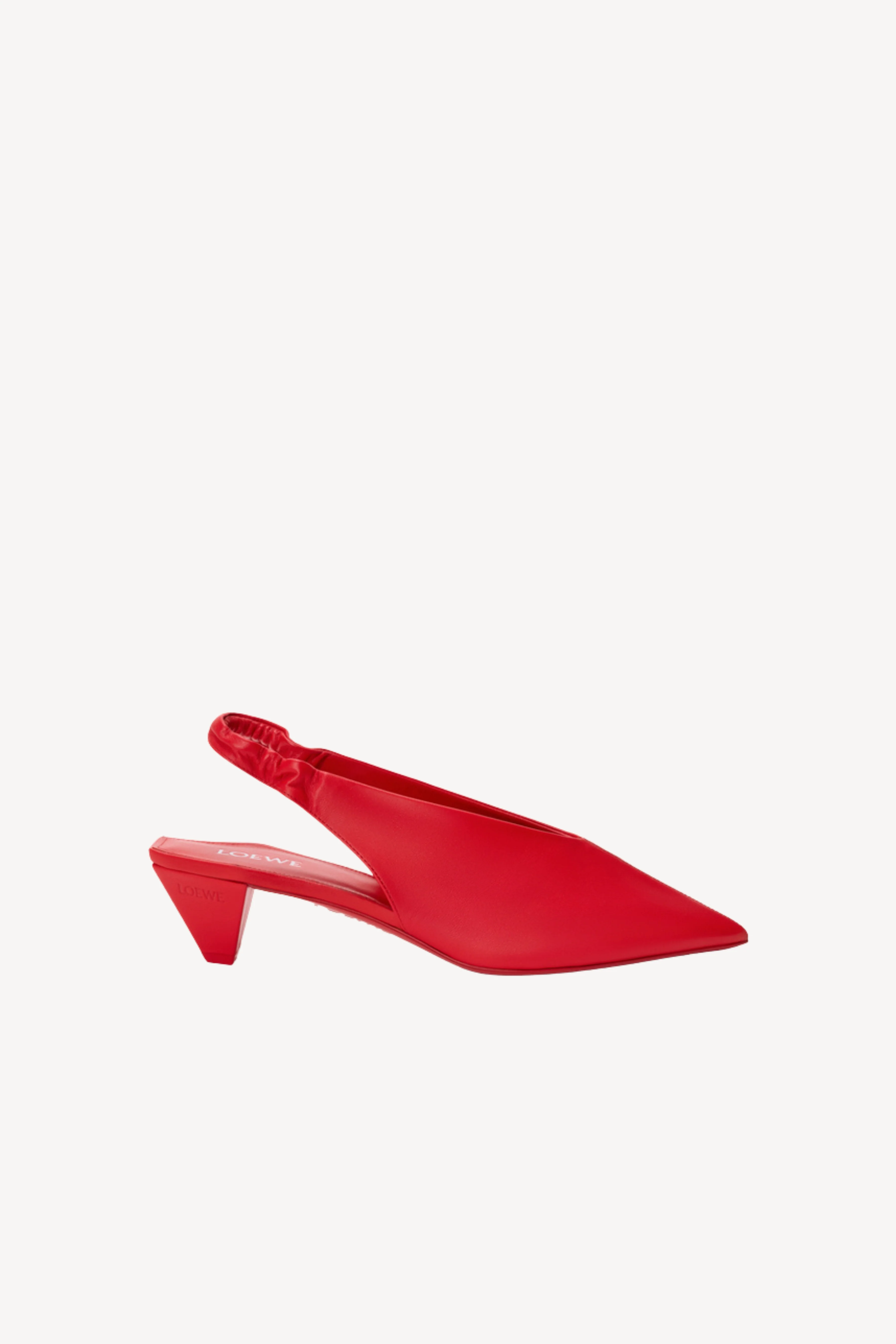 Origami Cubic Slingback 45 in Red