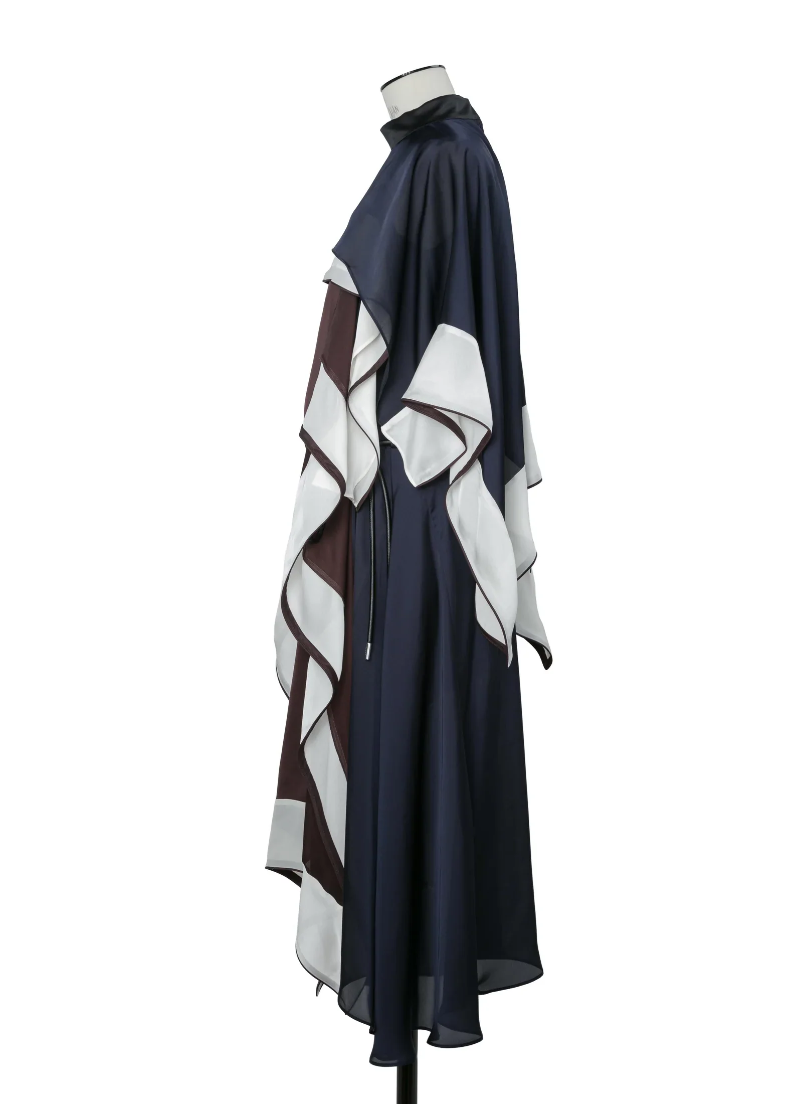 Satin X Chiffon Dress - Image 3