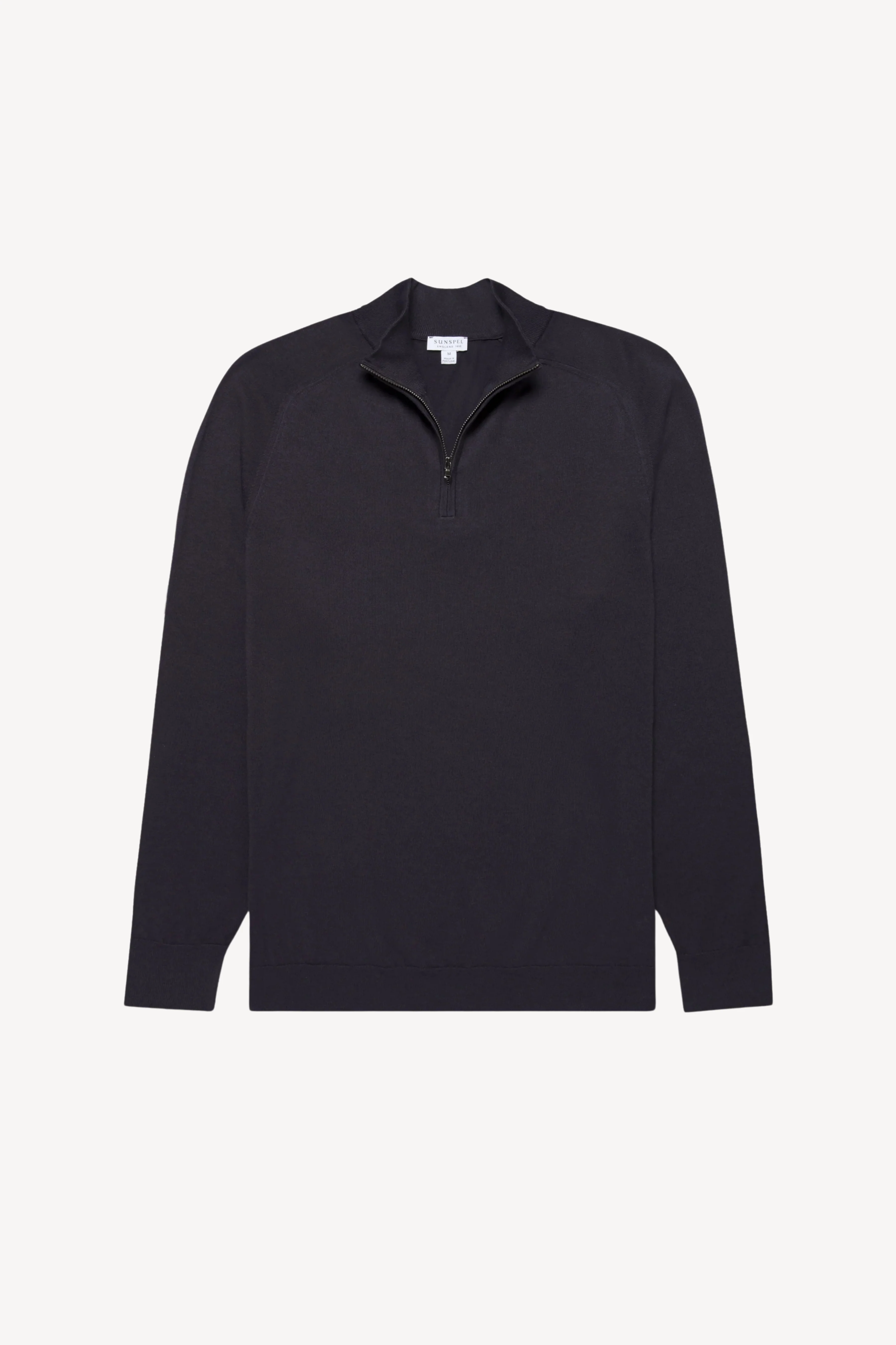 Sea Island Cashmere l/s Half Zip