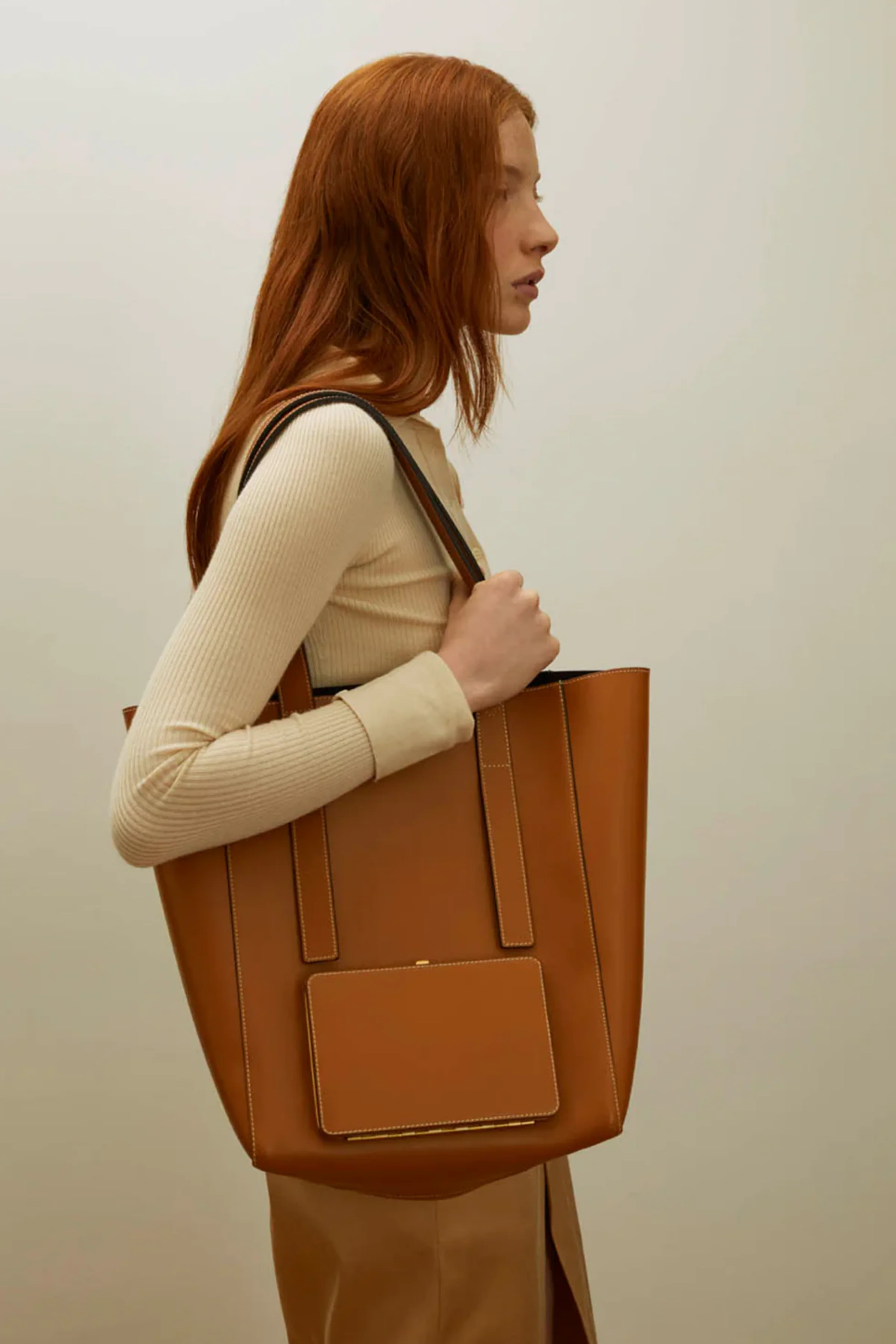 Seveny Tote in Tan Monty - Image 2