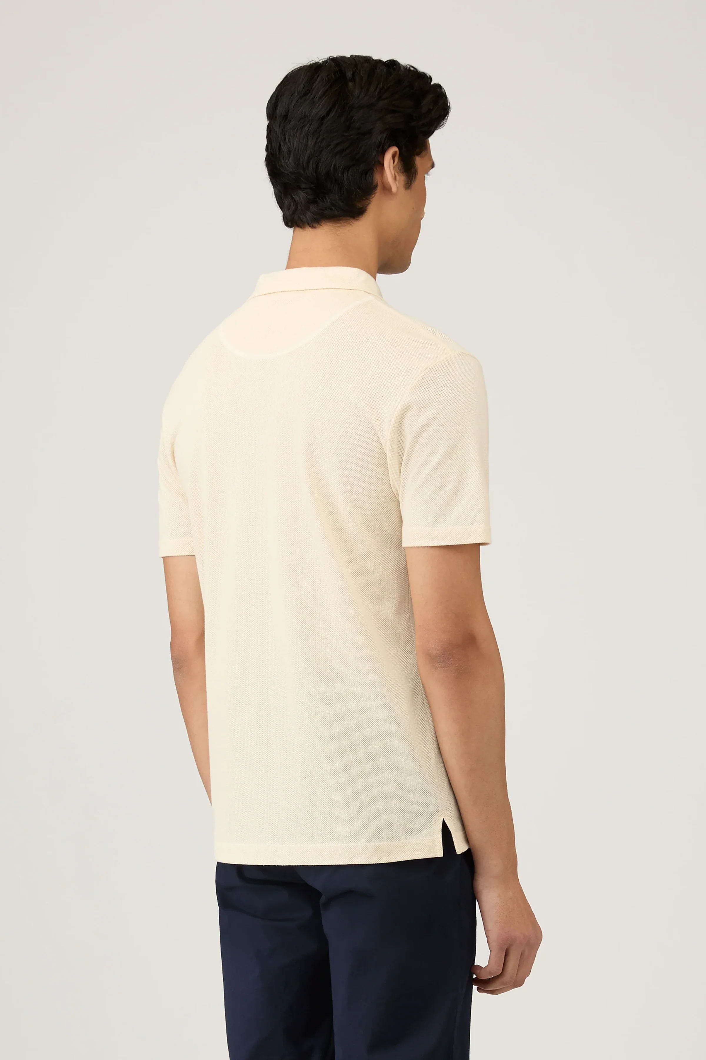 Short Sleeve Riviera Polo in Undyed - Image 4