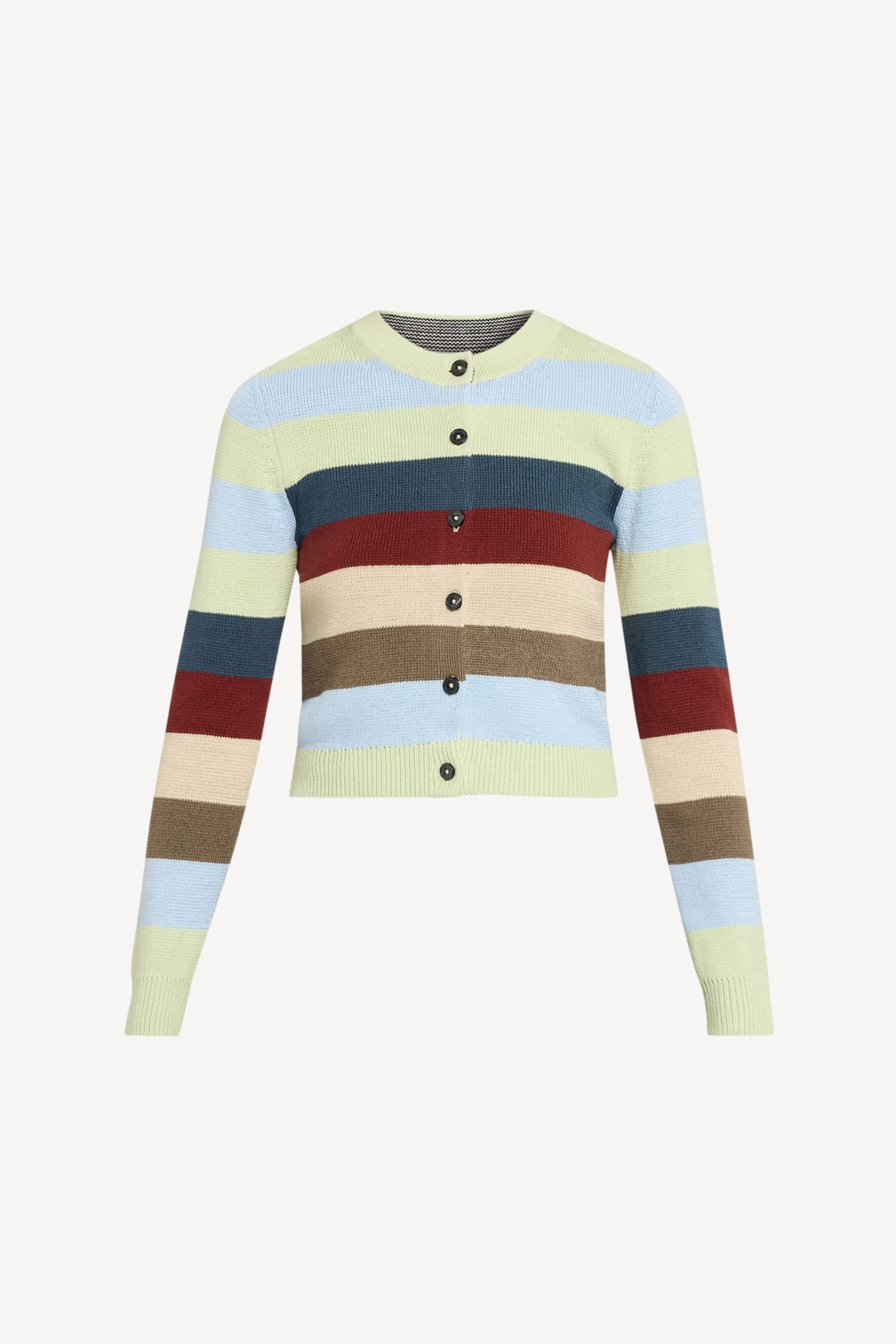 Striped Cropped Cardigan