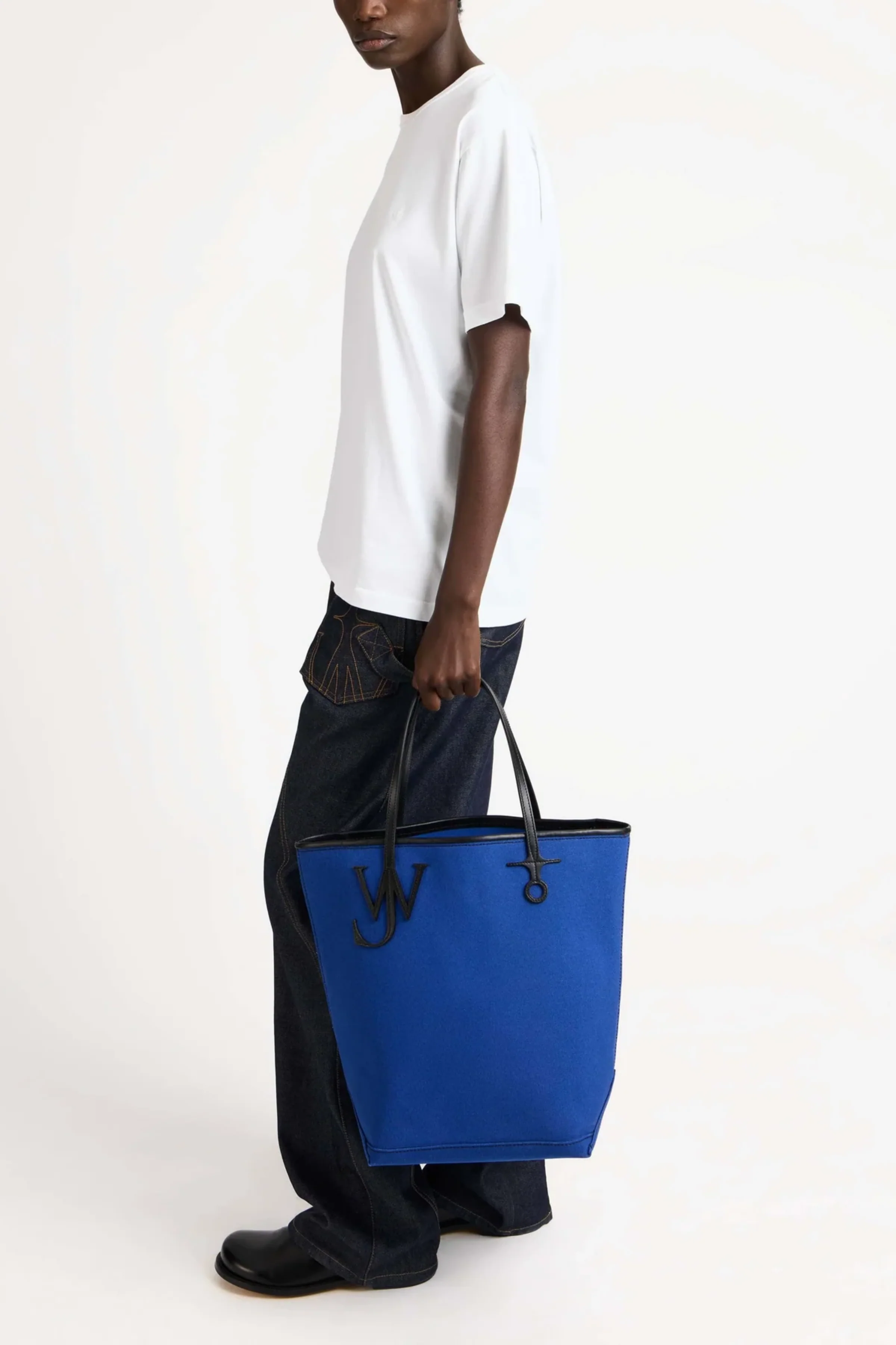 Tall Anchor Tote in Blue - Image 2