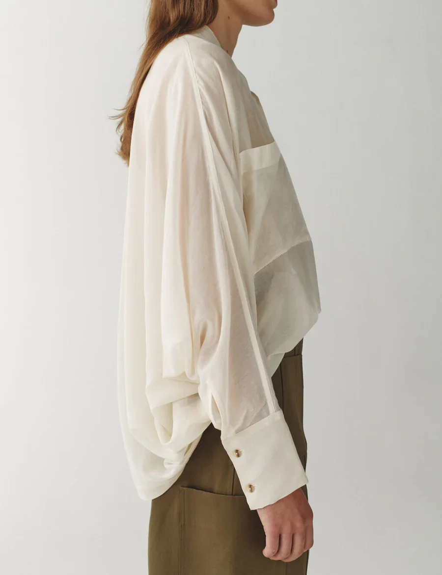 The Cato Top in Cotton Voile - Image 3