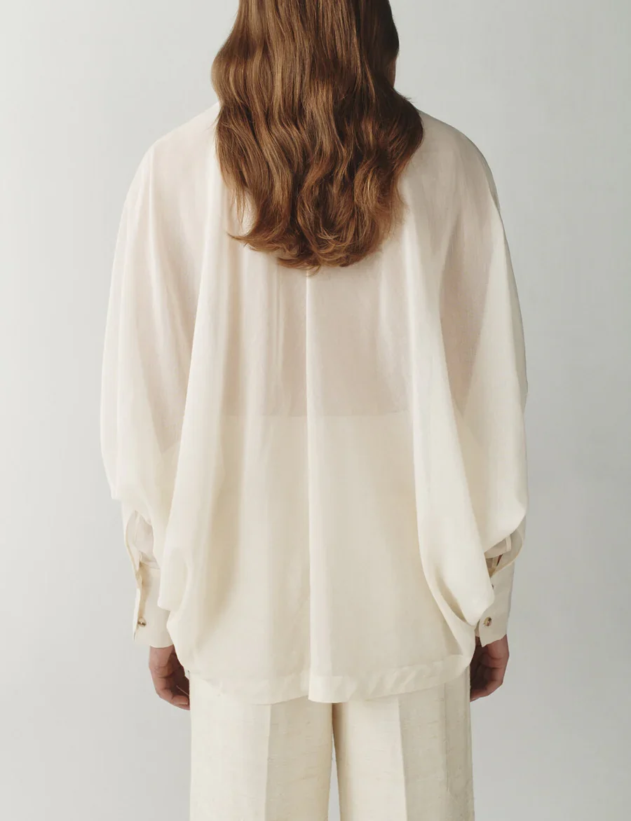 The Cato Top in Cotton Voile - Image 4