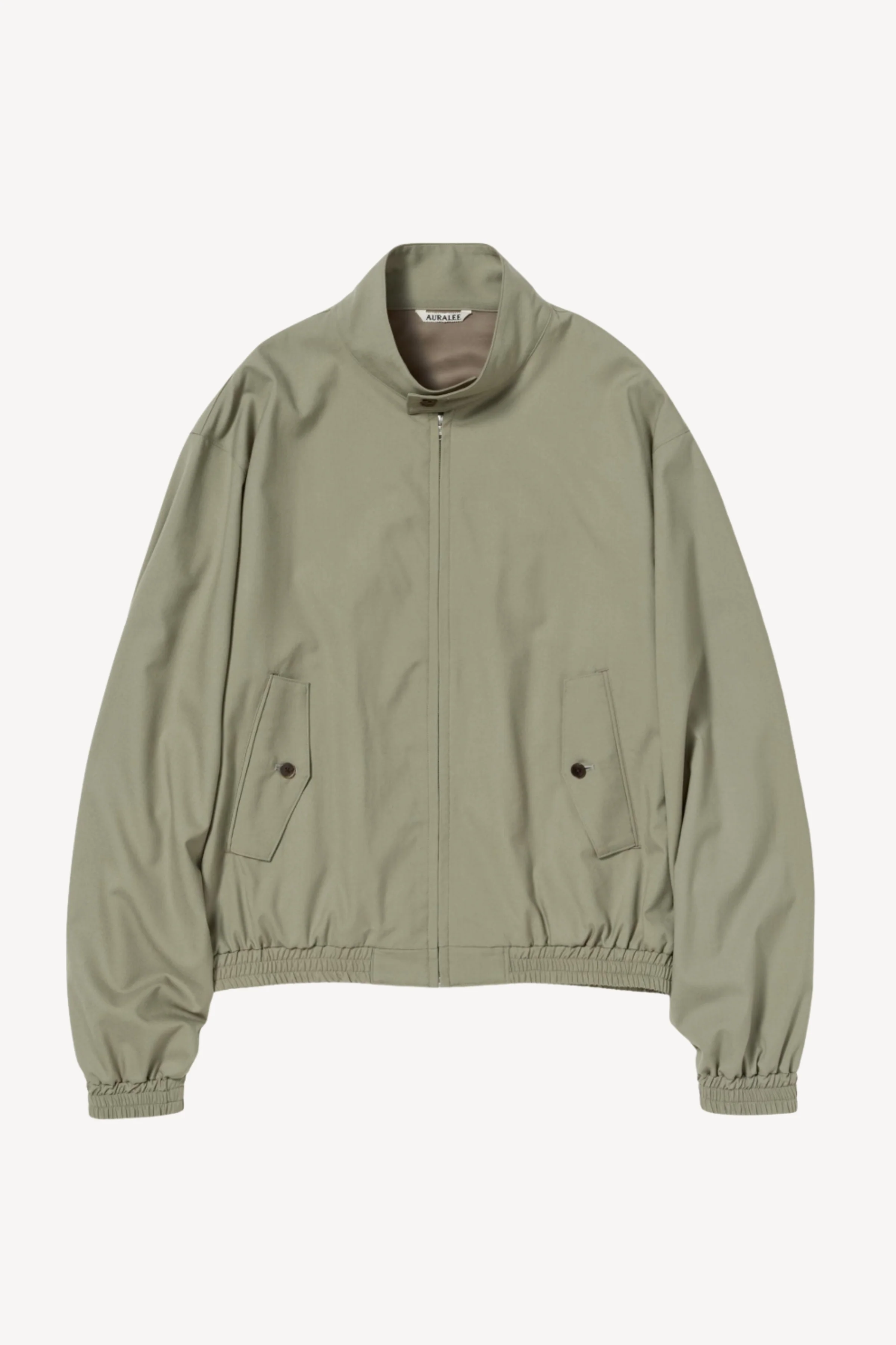 Ultra Fine Tropical Wool Zip Blouson