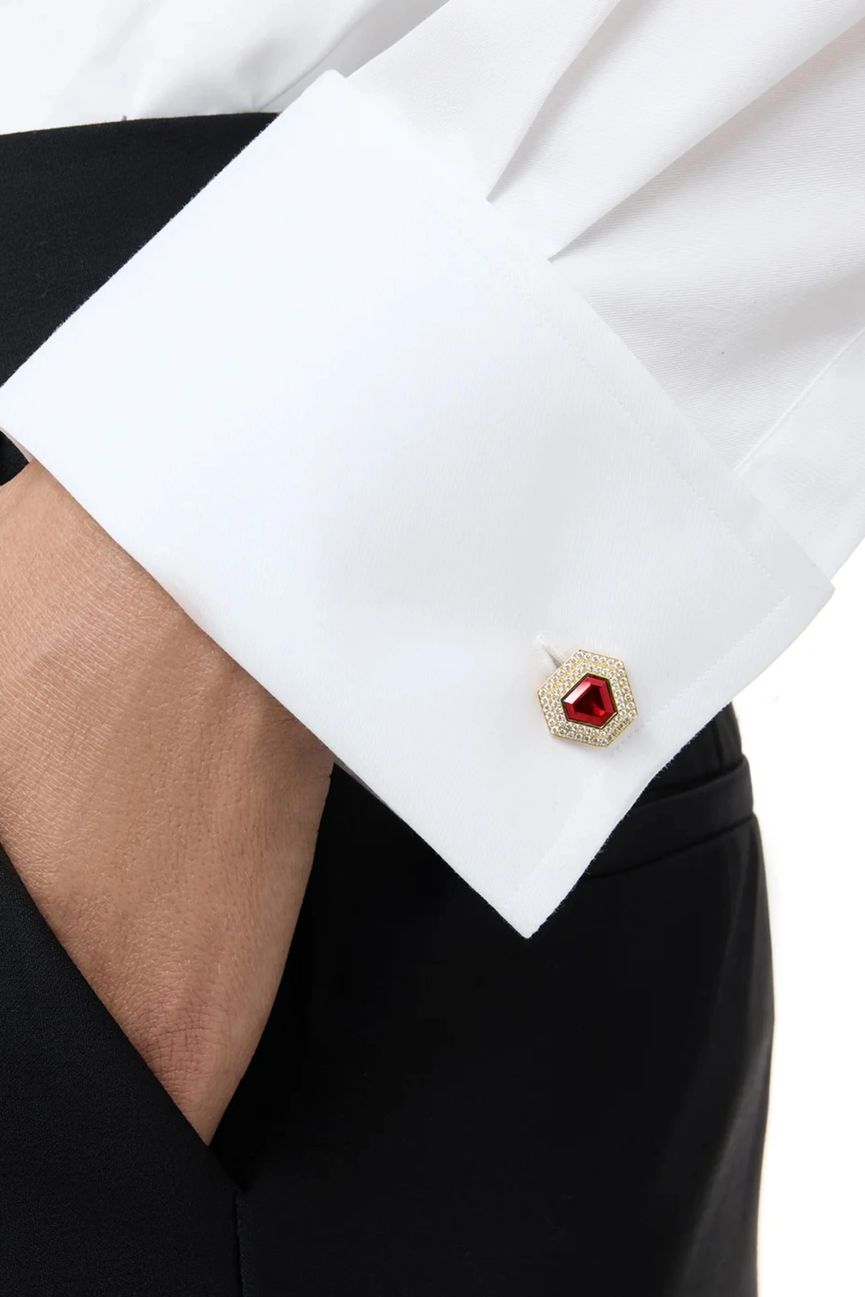 Yellow Gold Chameleons Cufflinks - Image 2
